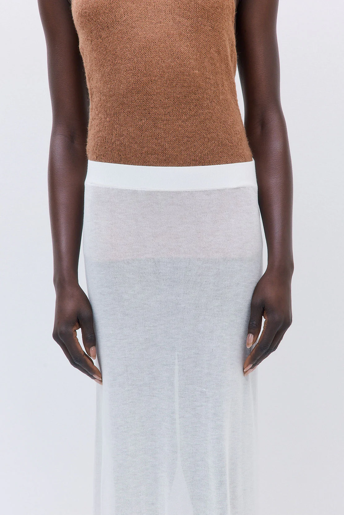 Semi Sheer Maxi Skirt - Image 6