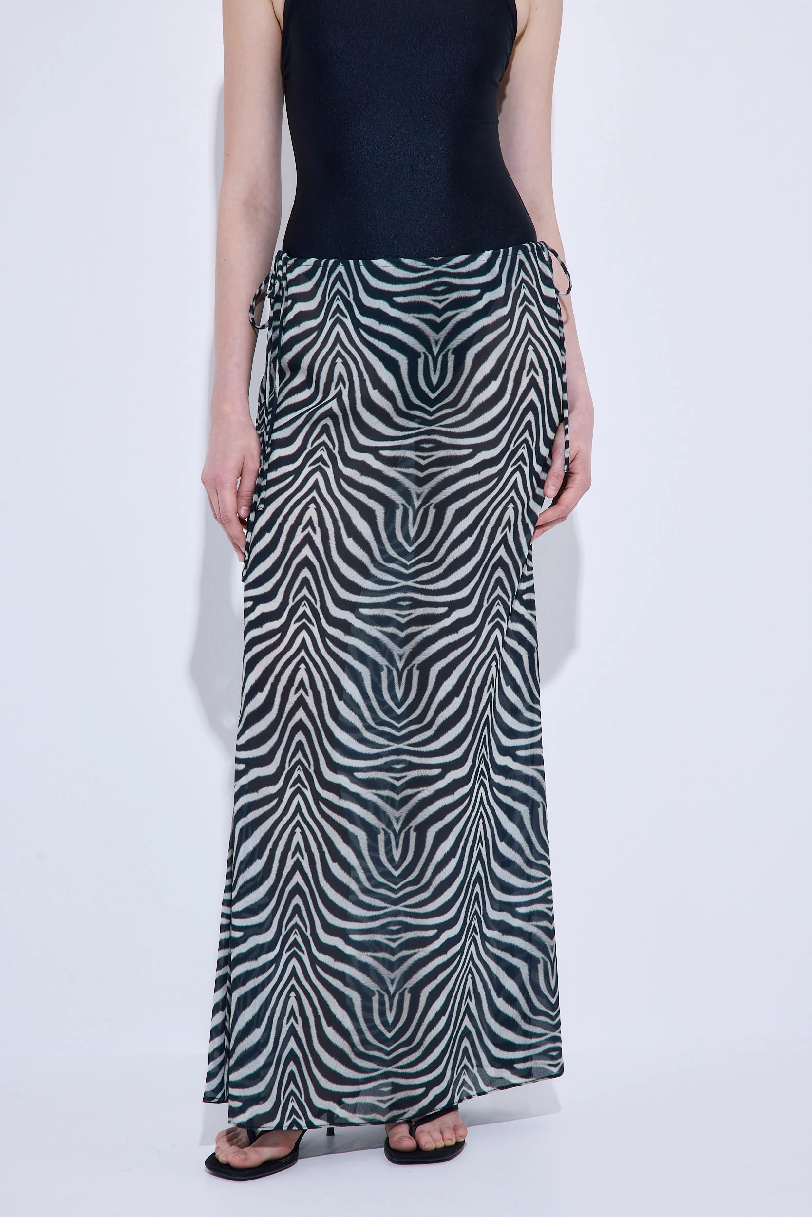 Semi Sheer Maxi Skirt - Image 2