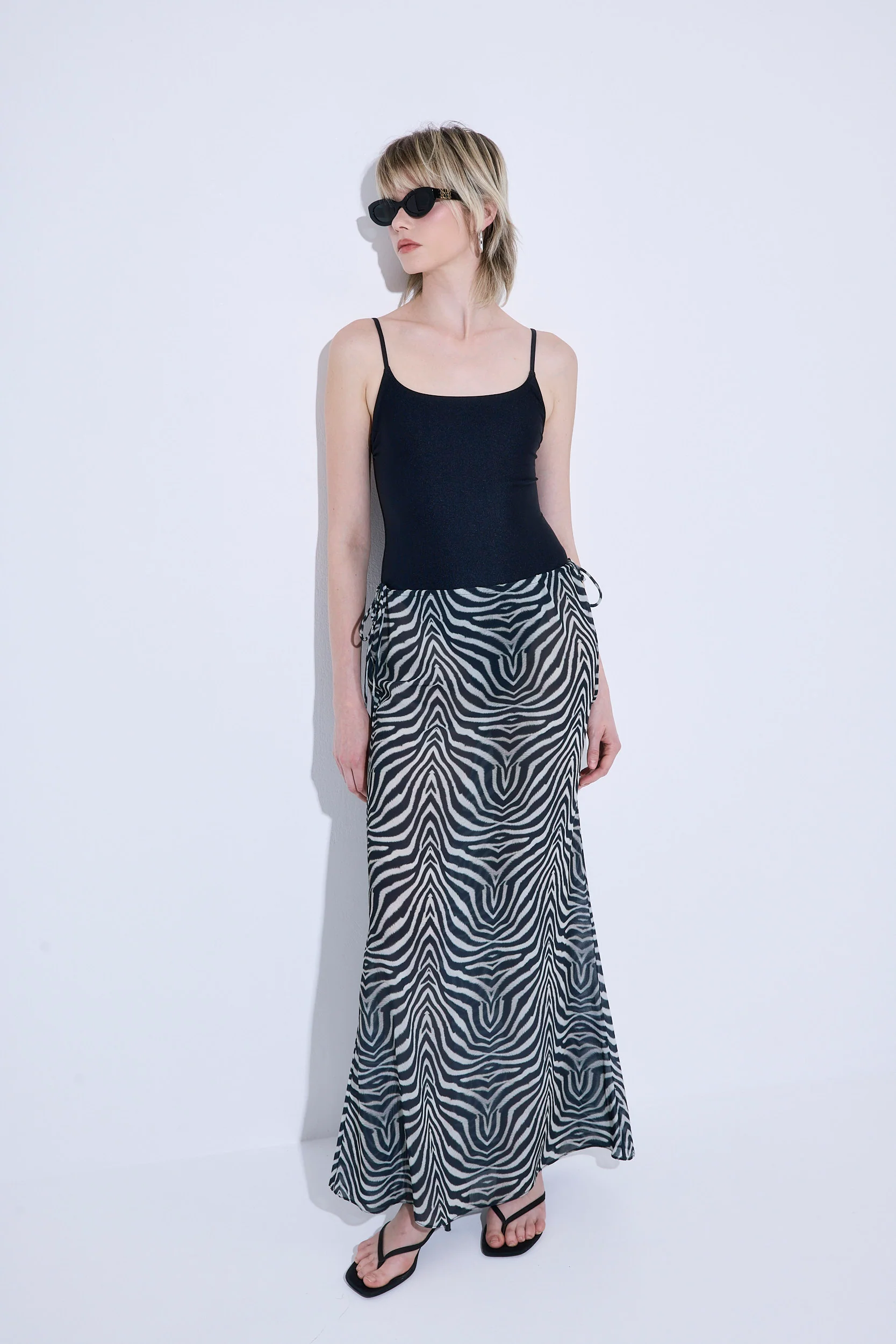 Semi Sheer Maxi Skirt - Image 3