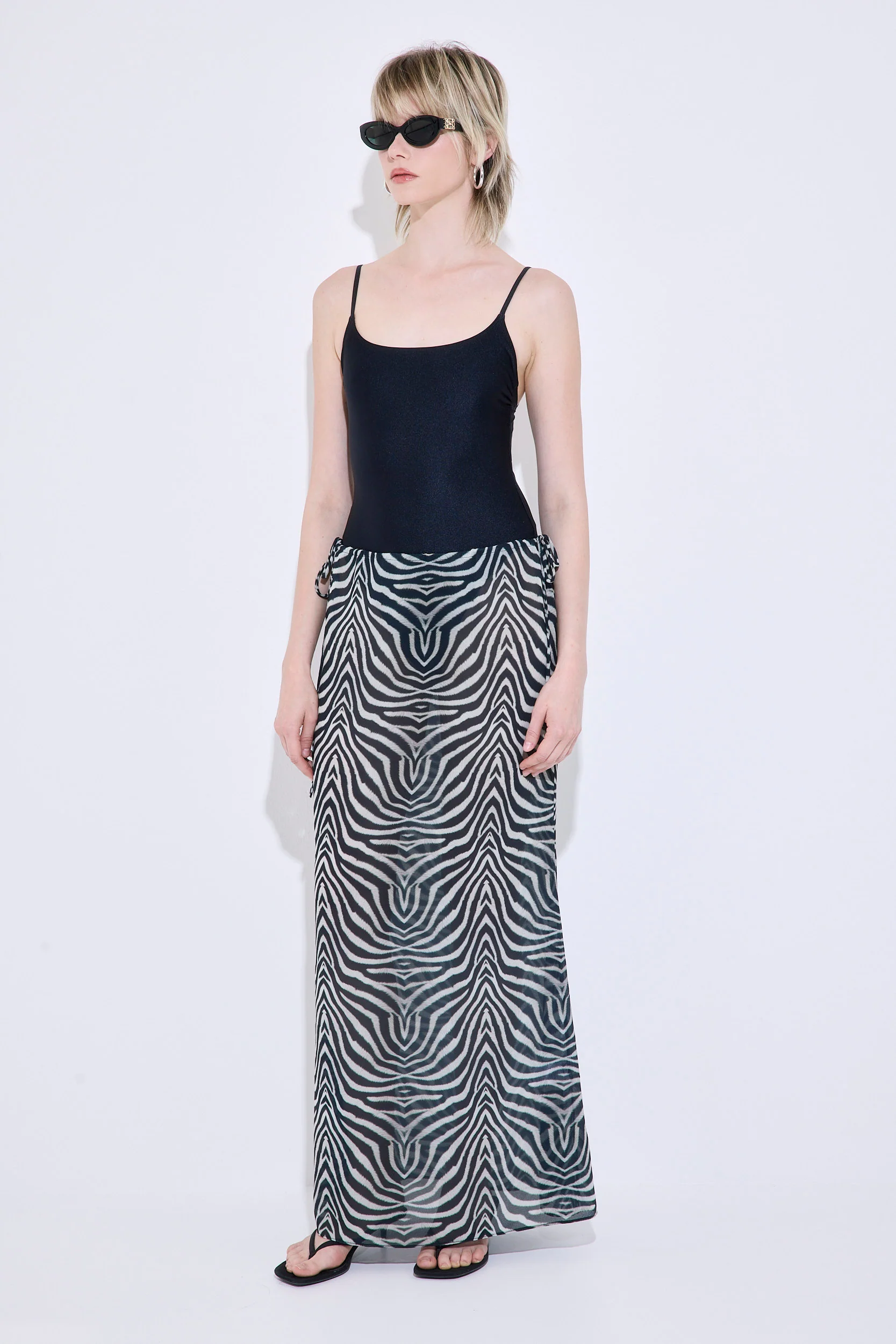 Semi Sheer Maxi Skirt - Image 4