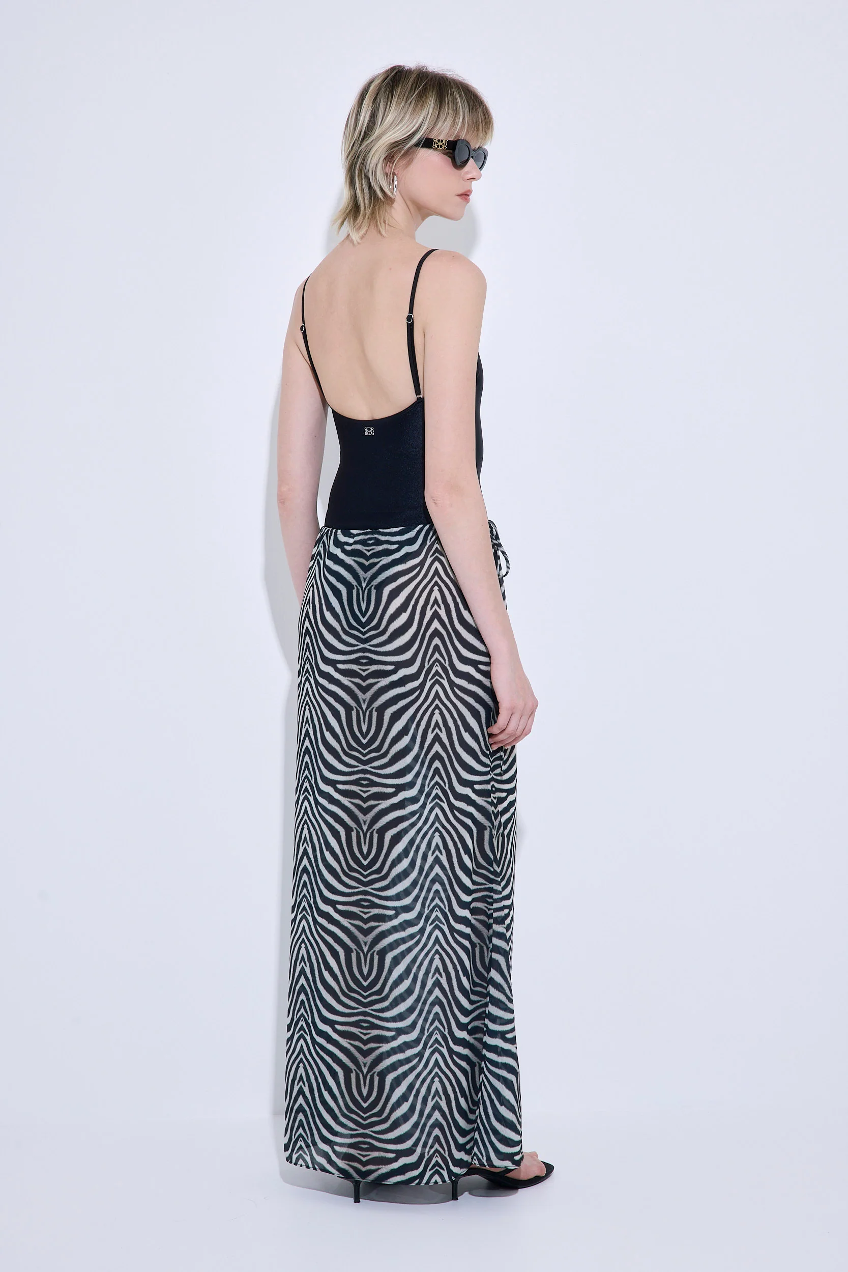 Semi Sheer Maxi Skirt - Image 5
