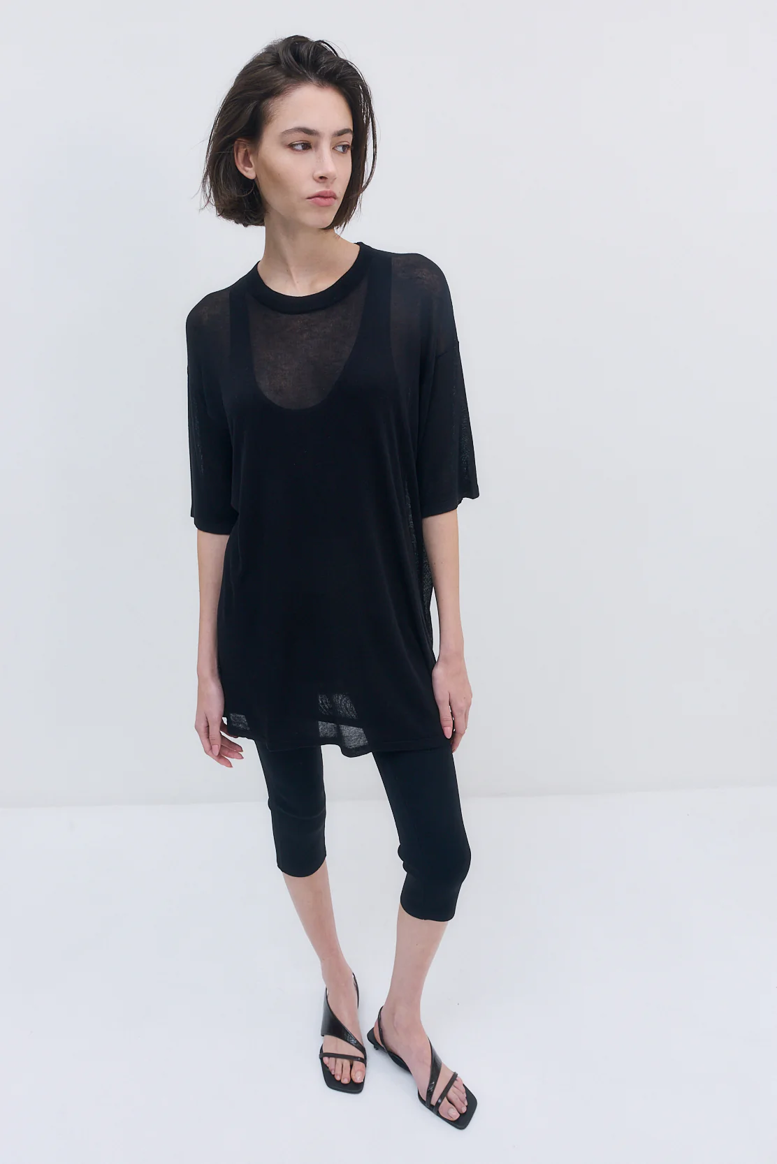 Semi Sheer Oversized Top - Image 3