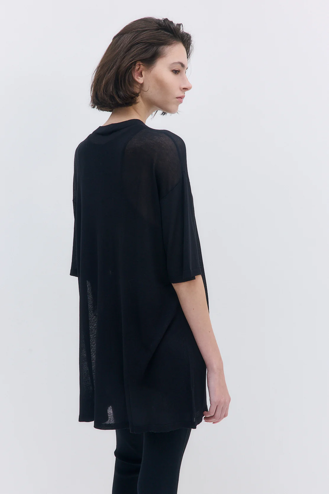 Semi Sheer Oversized Top - Image 5
