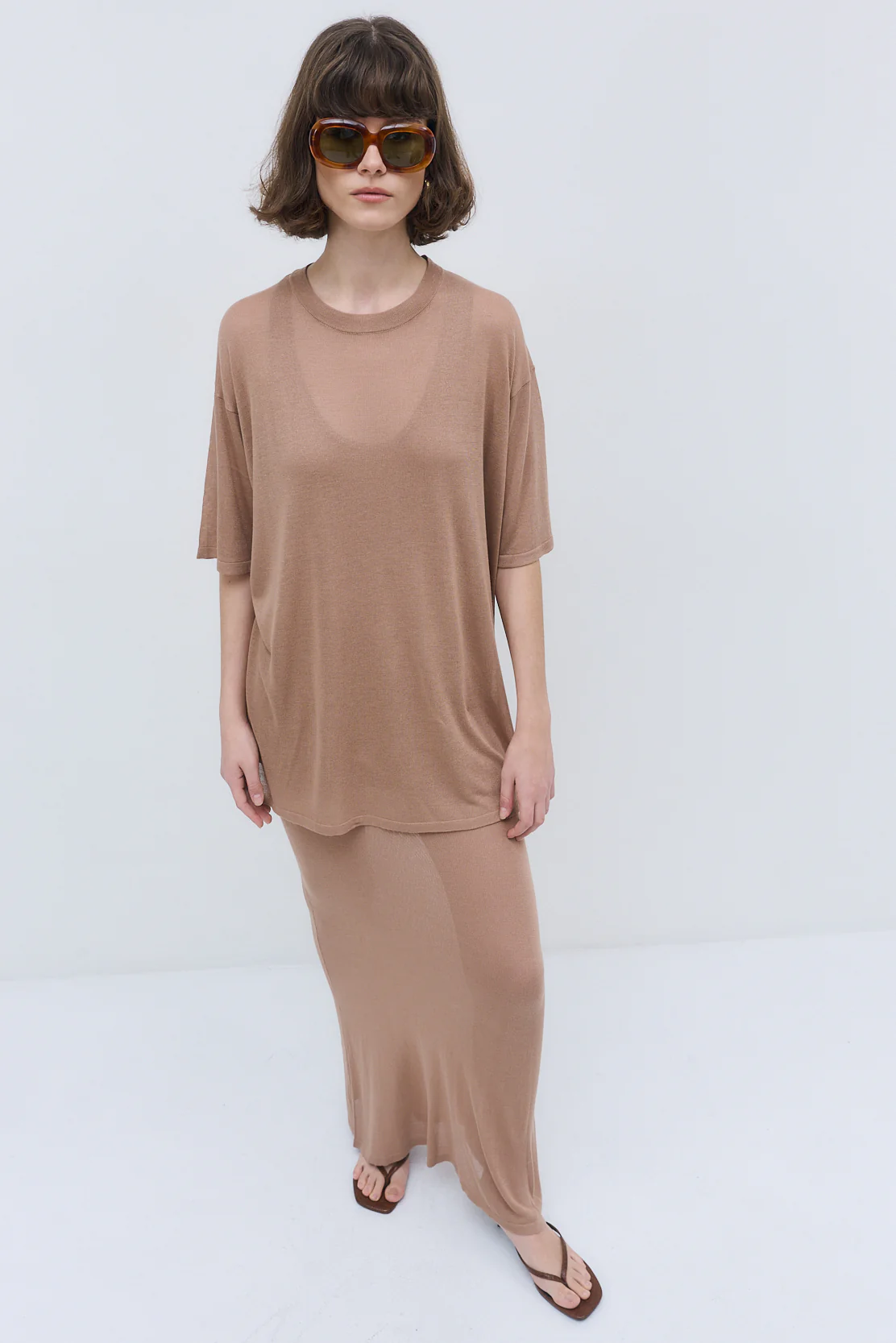 Semi Sheer Oversized Top - Image 6