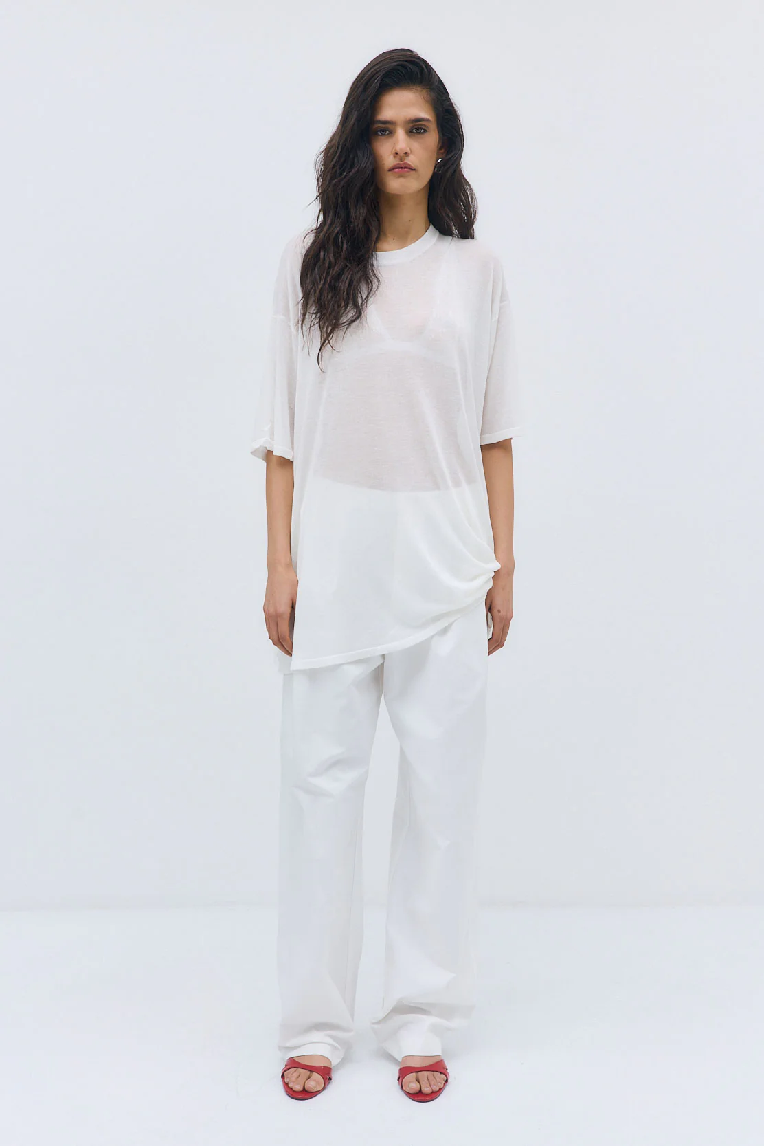 Semi Sheer Oversized Top - Image 2