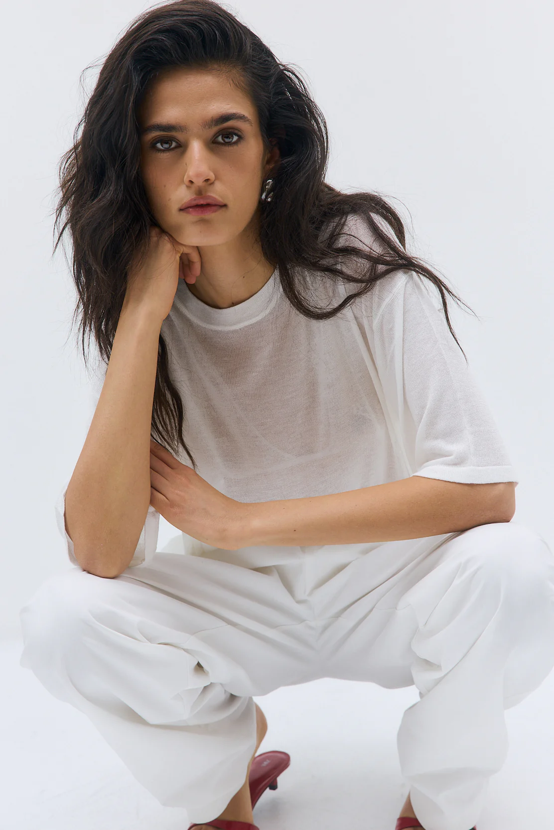 Semi Sheer Oversized Top - Image 3