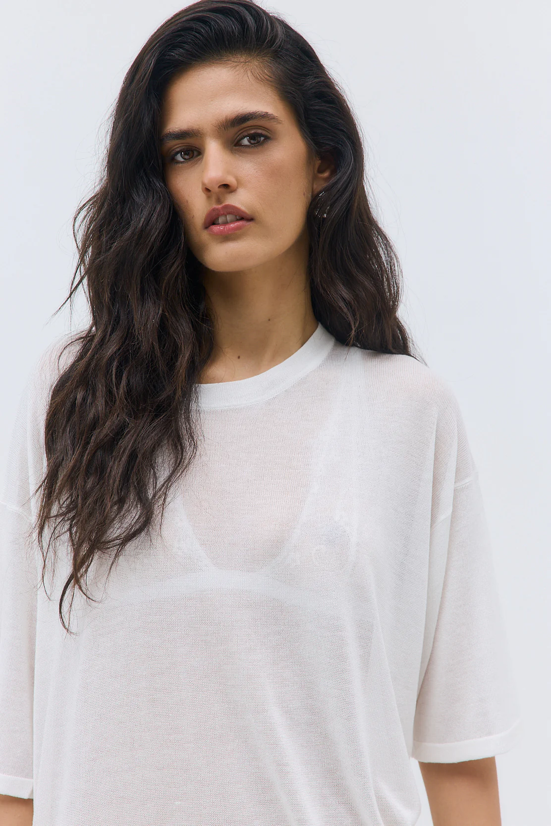 Semi Sheer Oversized Top - Image 6