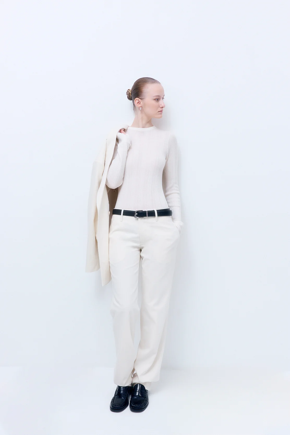 Merino Wool Loose Crewneck - Image 3