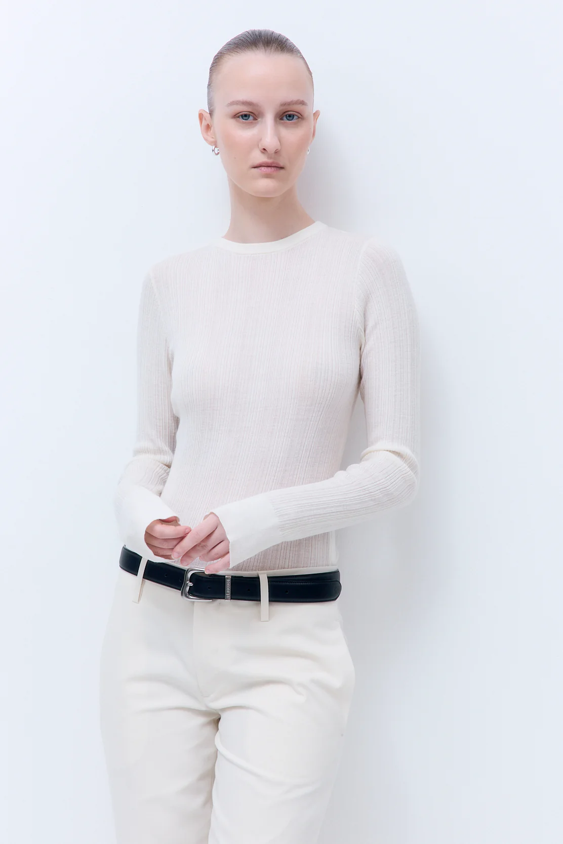 Merino Wool Loose Crewneck - Image 7