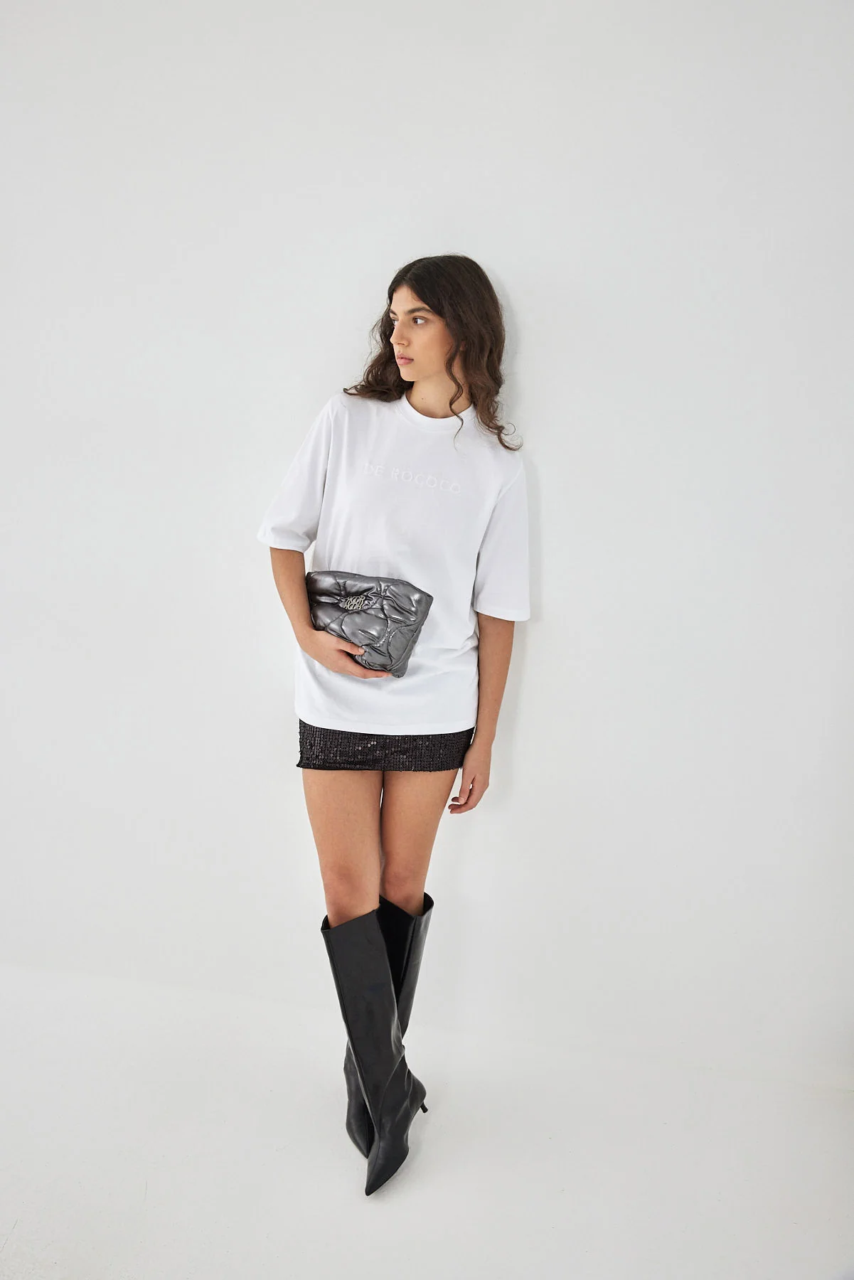 Sequined Mini Skirt - Image 3