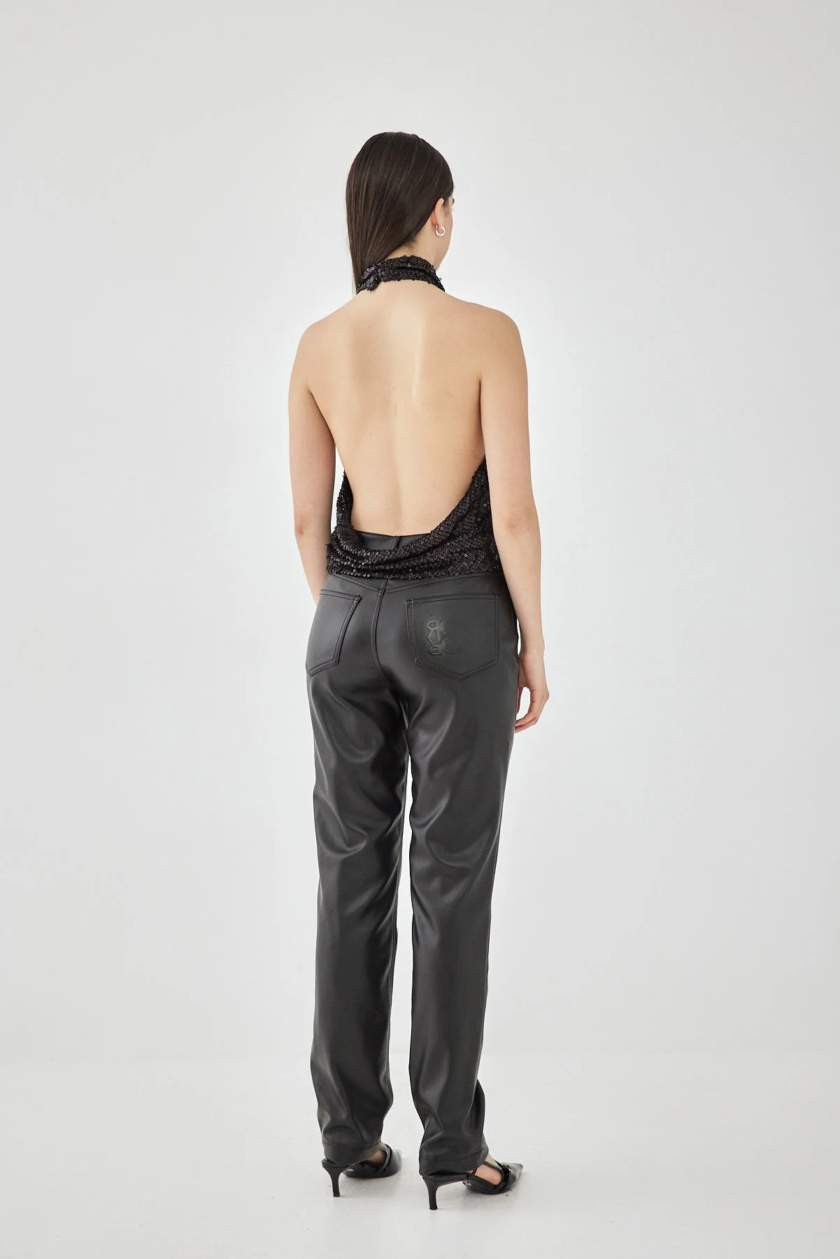 Sequined Open Back Top - Image 5