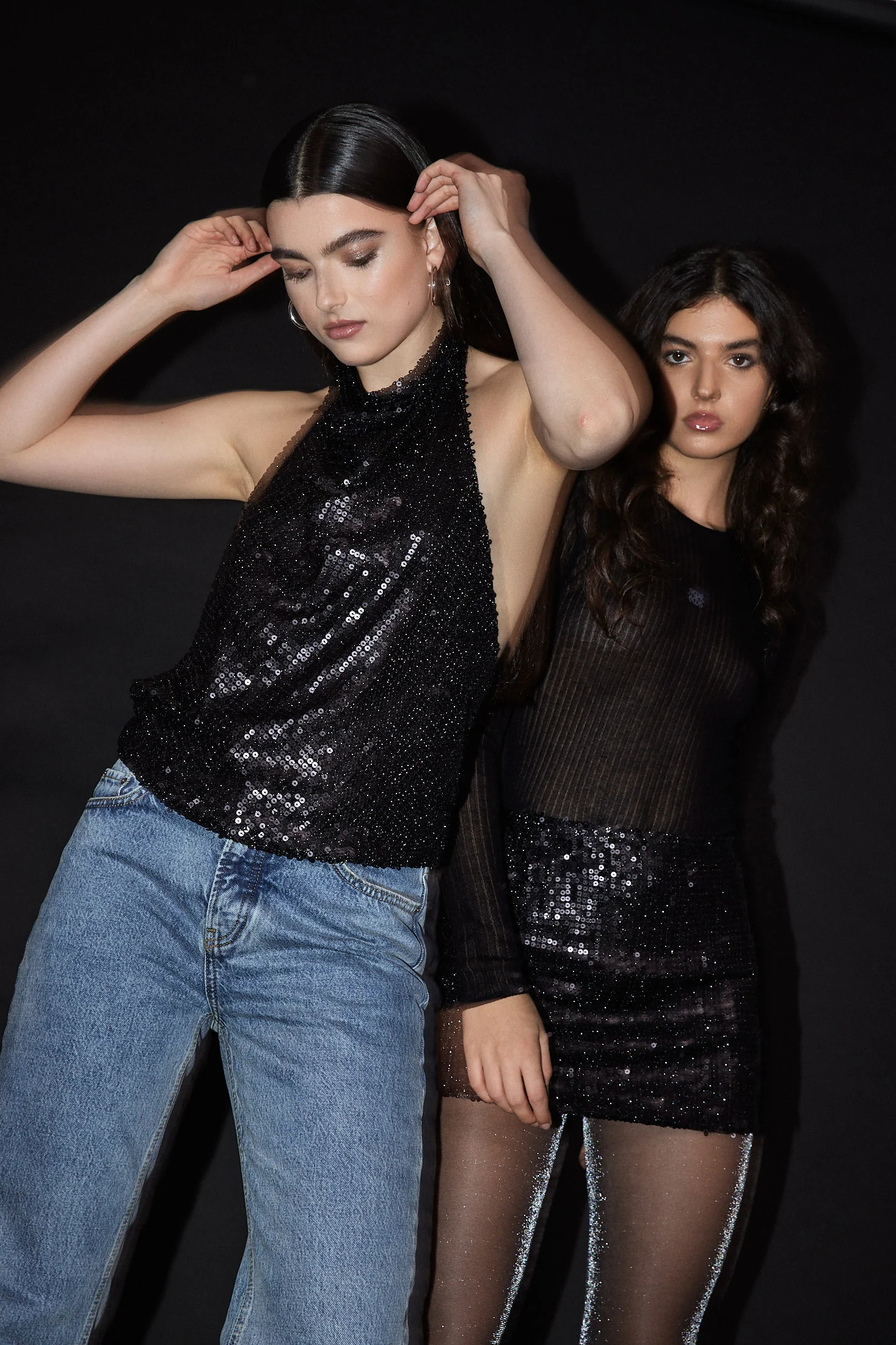 Sequined Open Back Top - Image 8