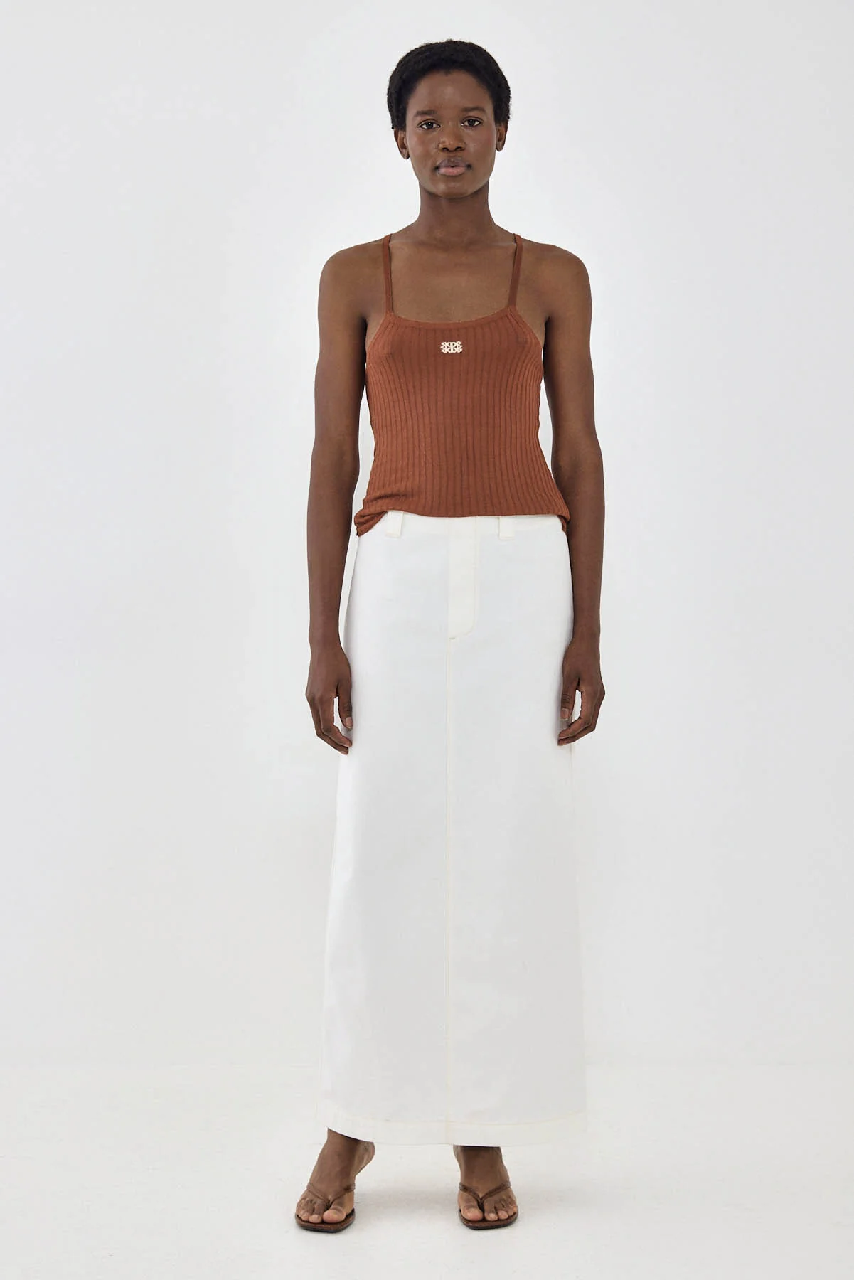 Sheer Knit Logo Tank Top - Image 2