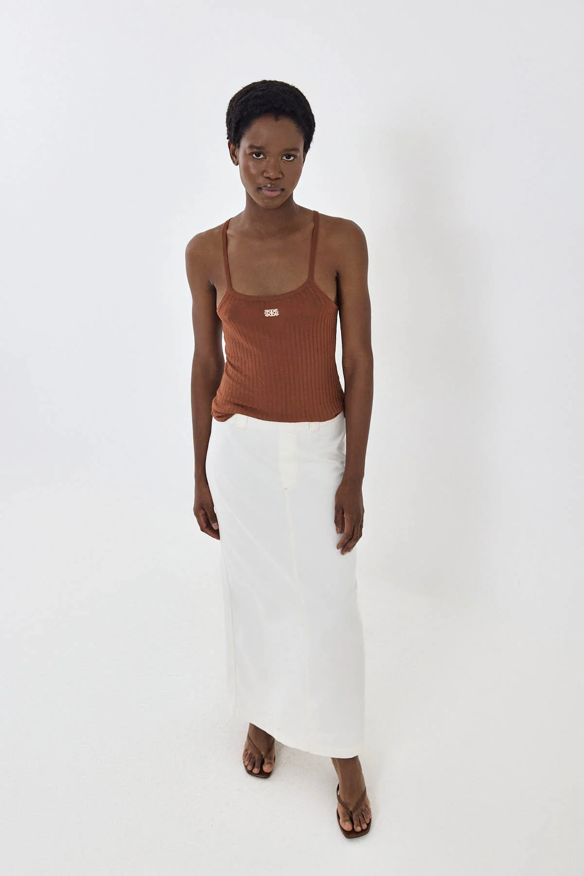 Sheer Knit Logo Tank Top - Image 3