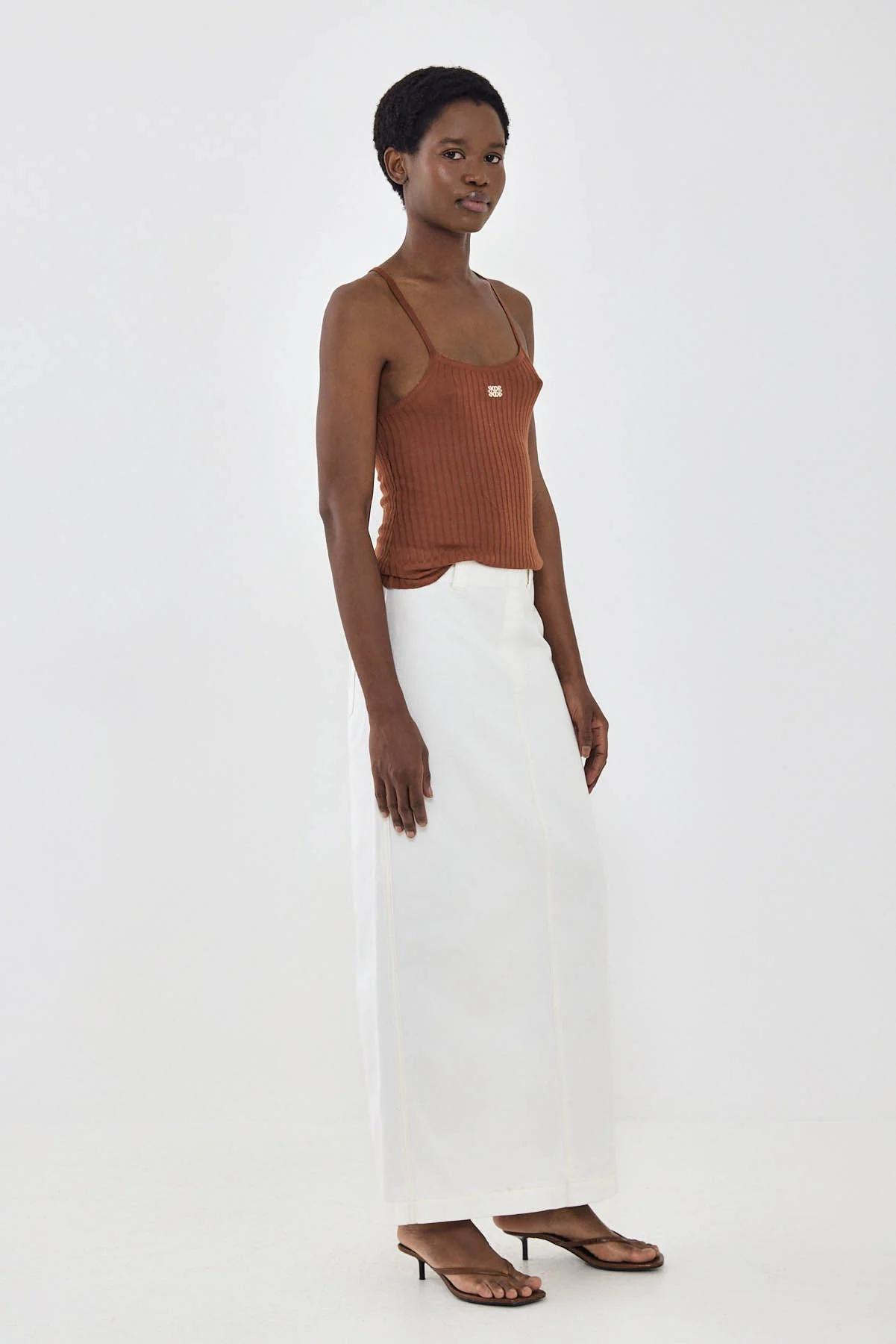 Sheer Knit Logo Tank Top - Image 4
