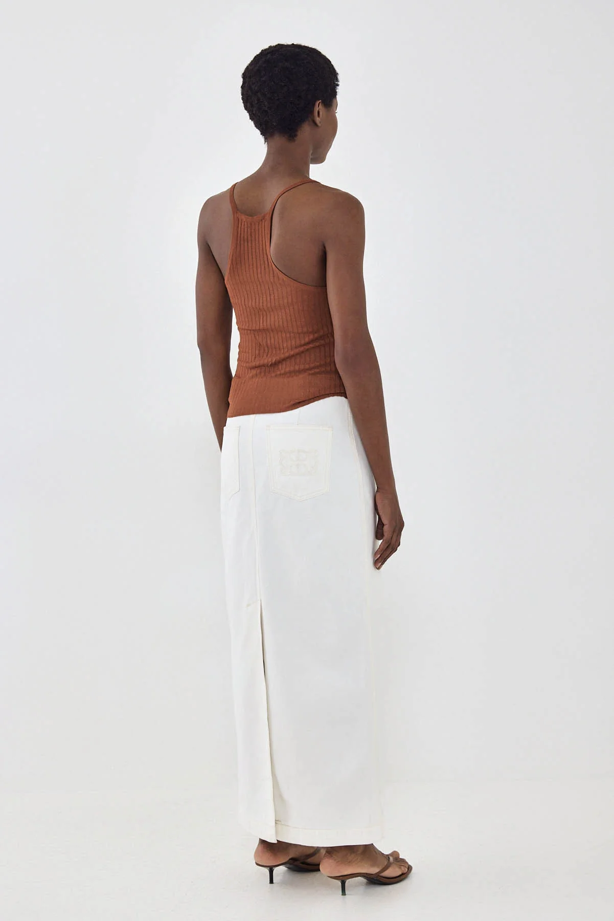 Sheer Knit Logo Tank Top - Image 5