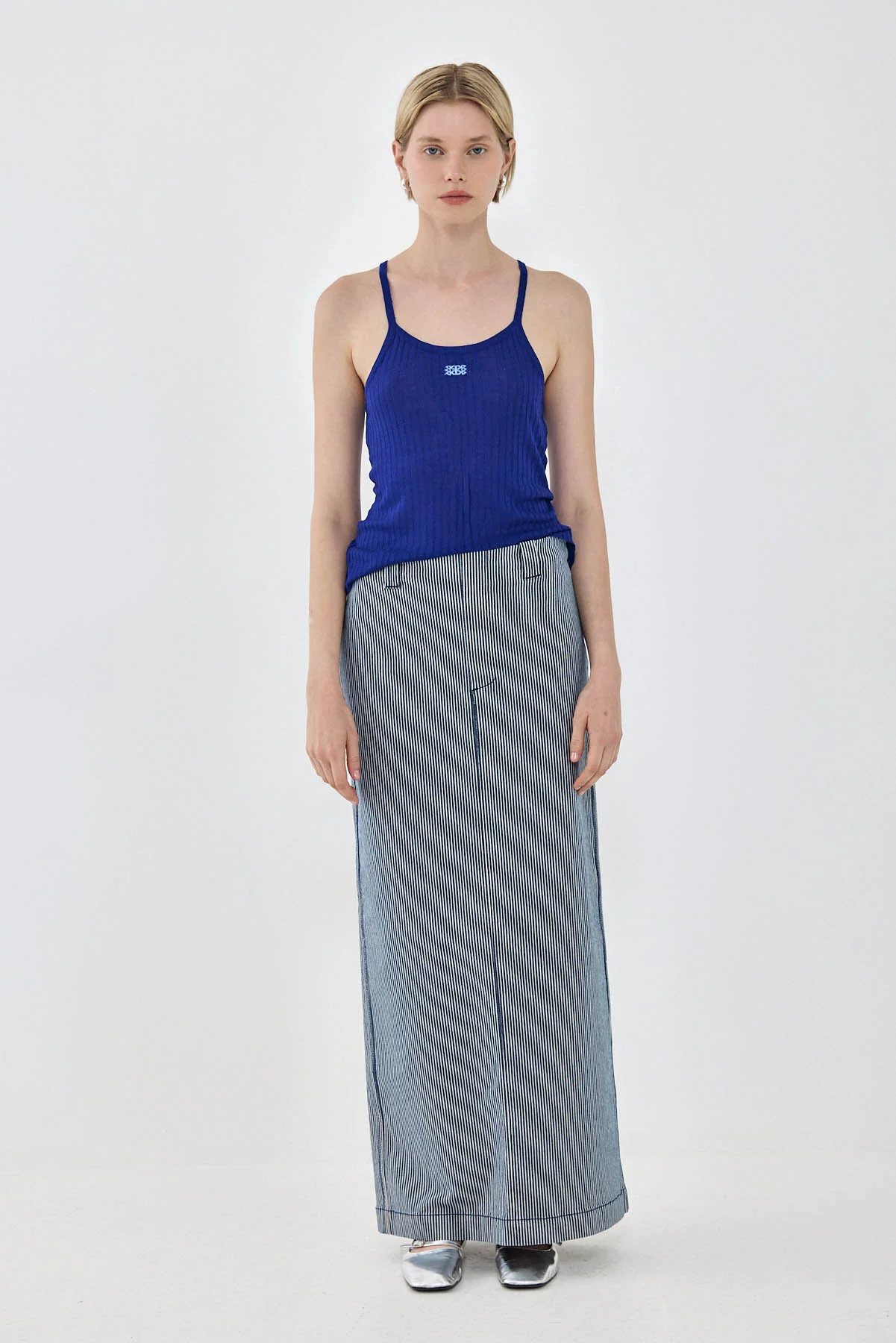 Sheer Knit Logo Tank Top - Image 2