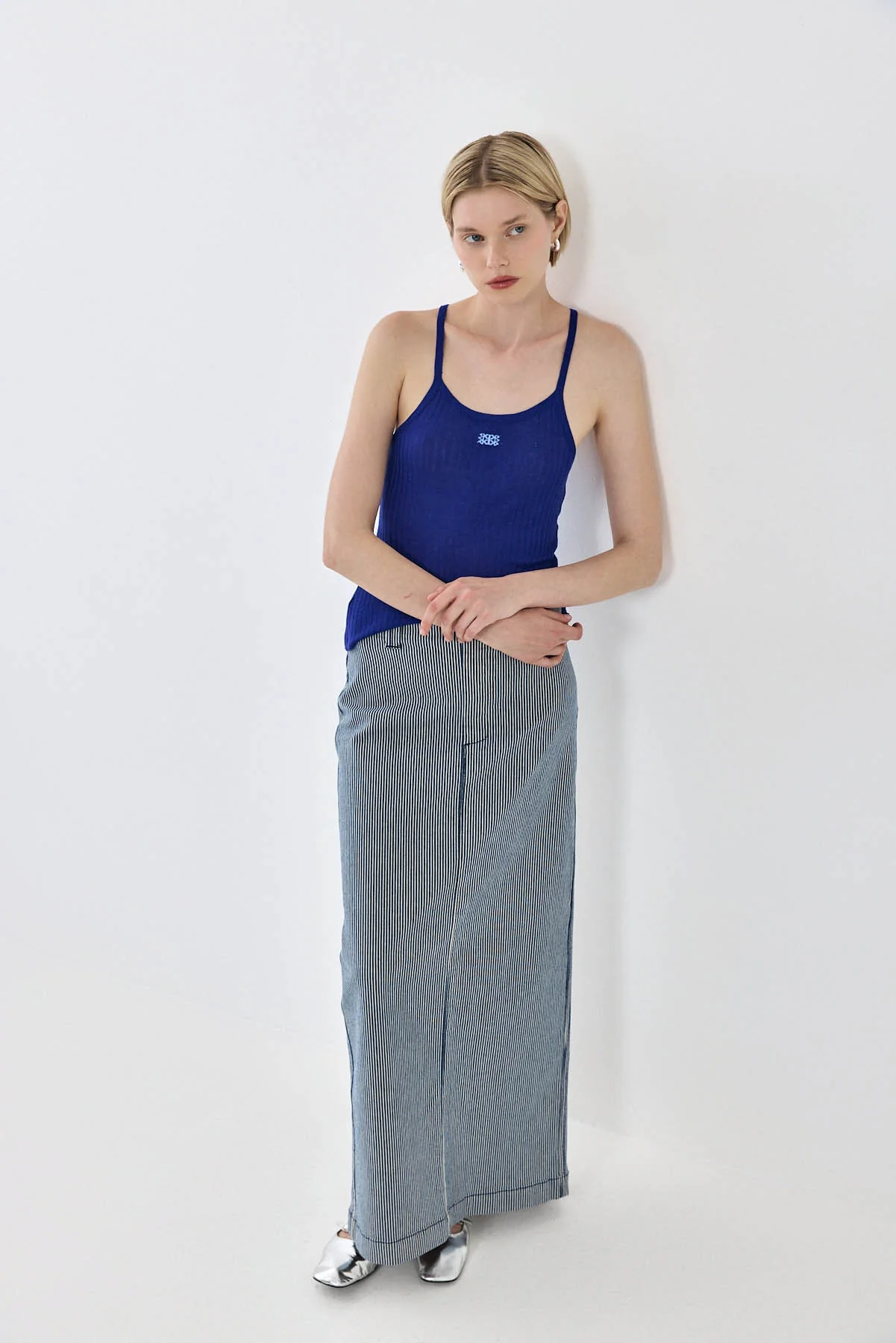 Sheer Knit Logo Tank Top - Image 3