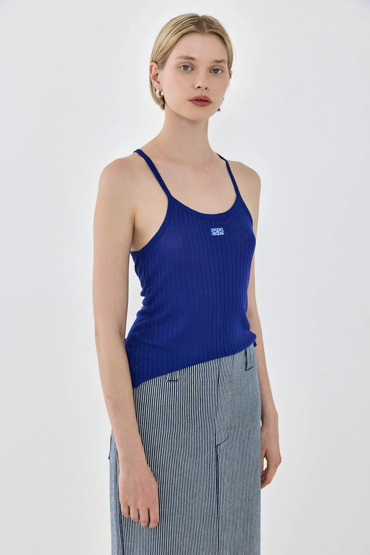 Sheer Knit Logo Tank Top - Image 4