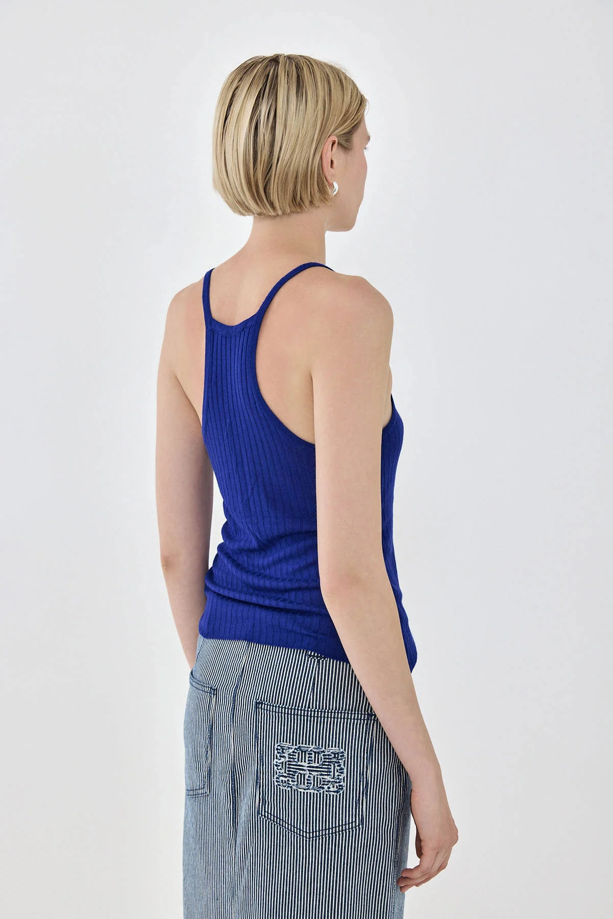 Sheer Knit Logo Tank Top - Image 5