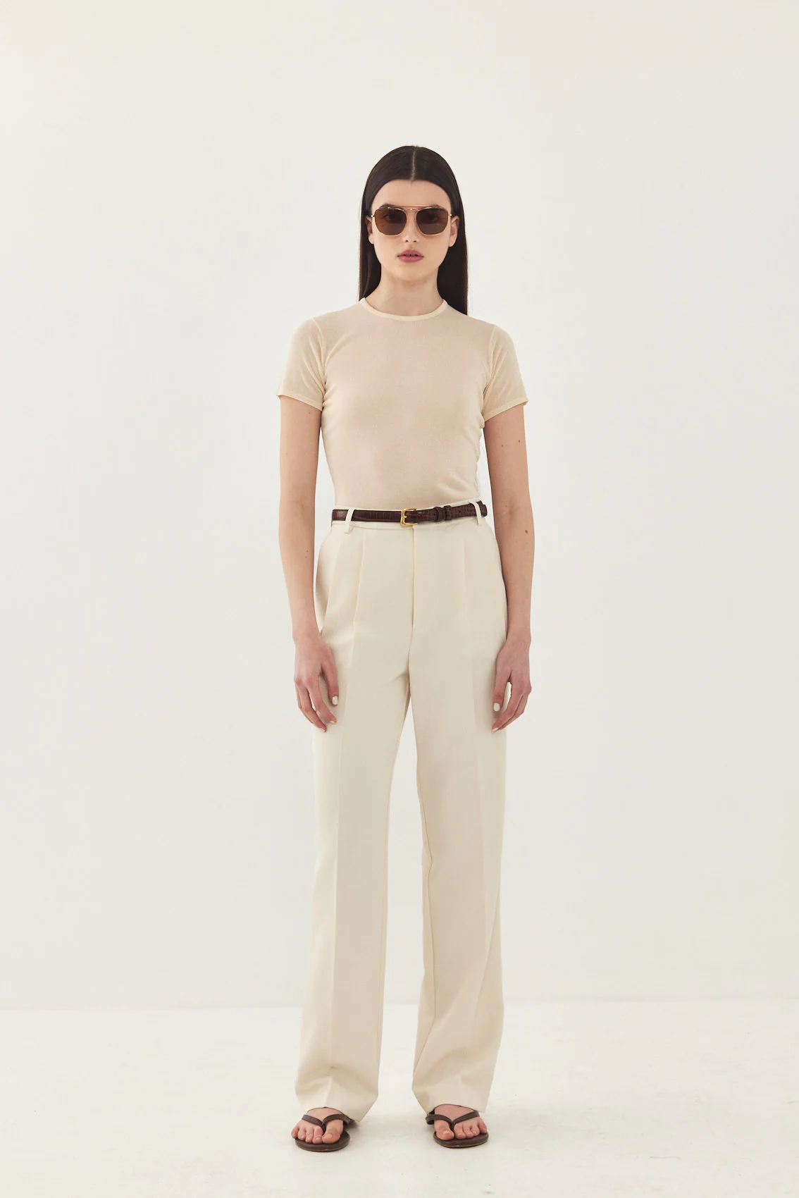 Sheer Knitted T Shirt - Image 2
