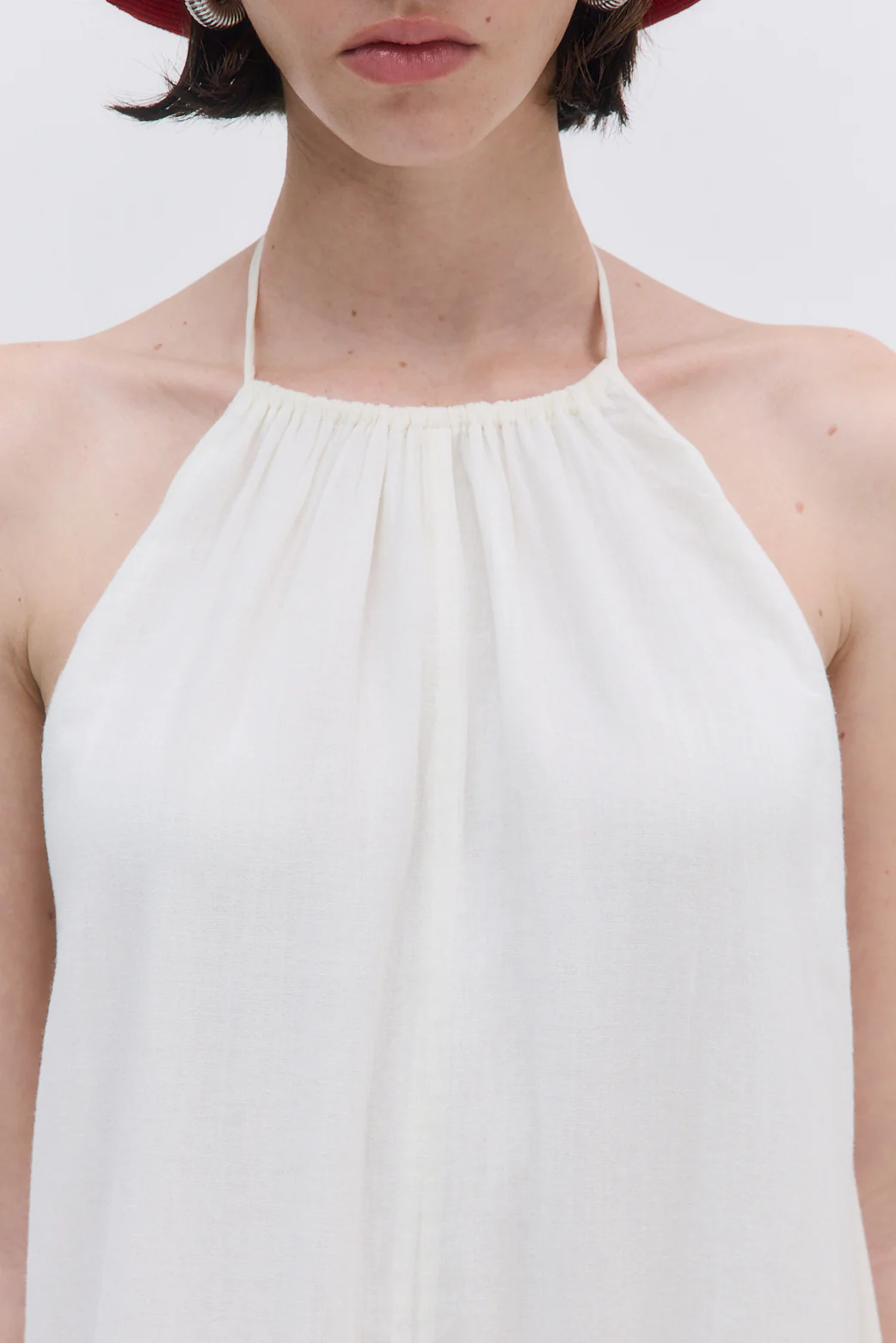 Sheer Cotton Maxi Dress - Image 6