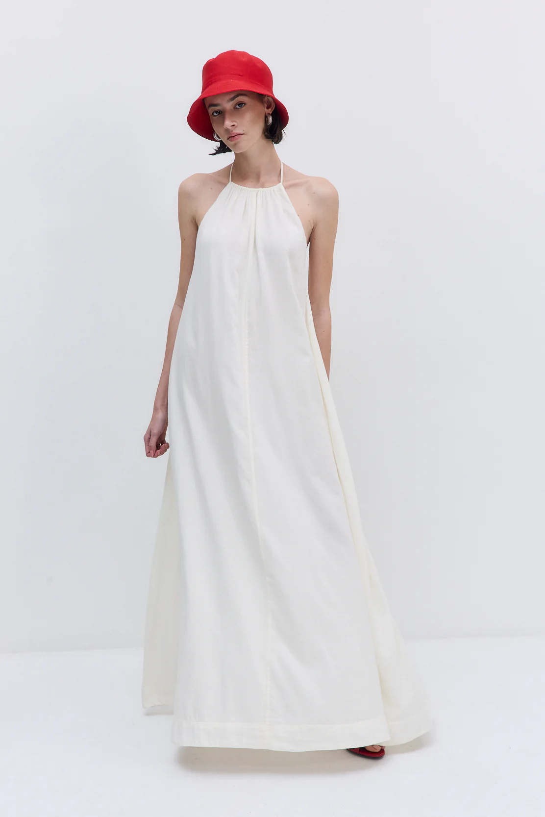 Sheer Cotton Maxi Dress - Image 7