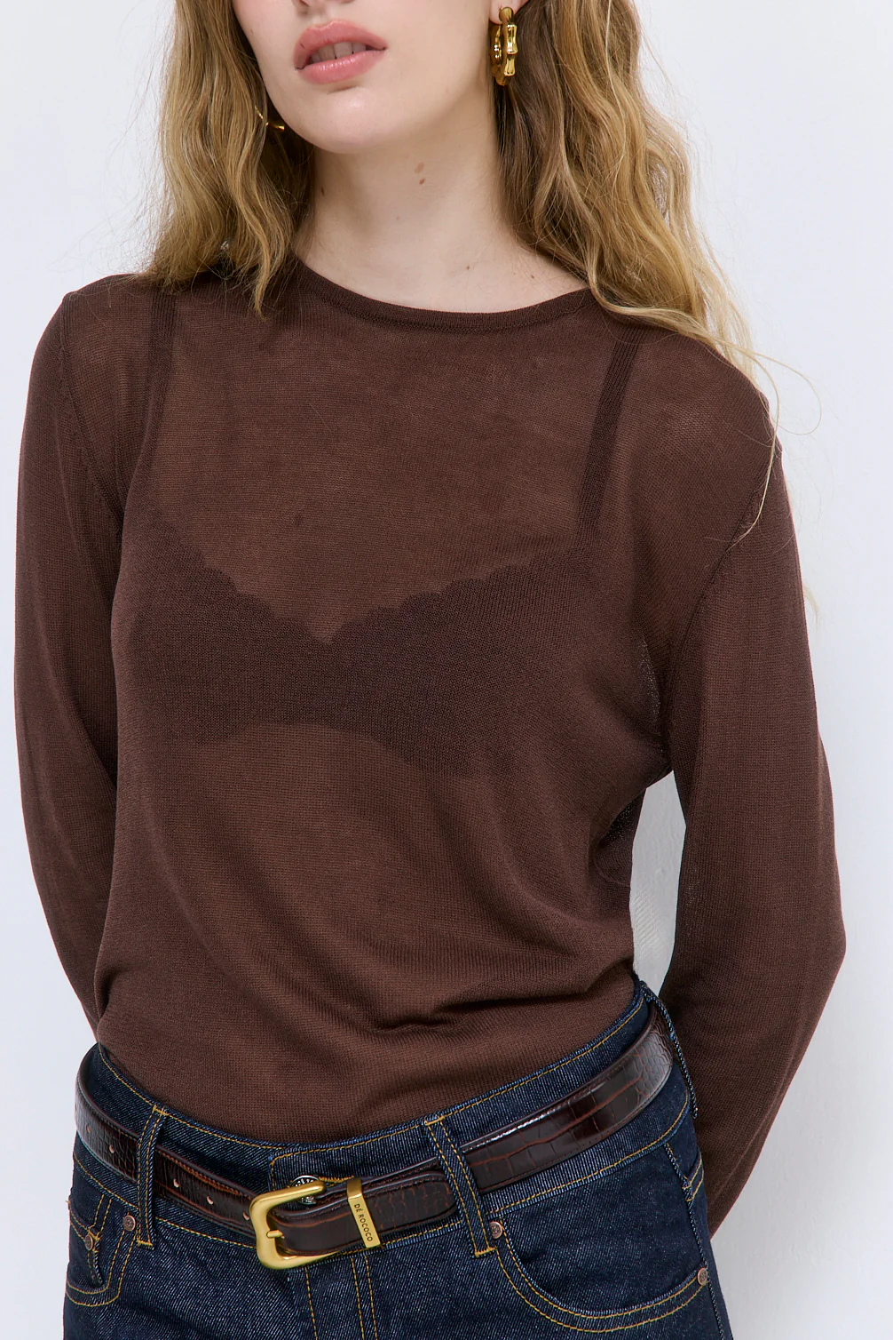 Sheer Loose Tee - Image 6