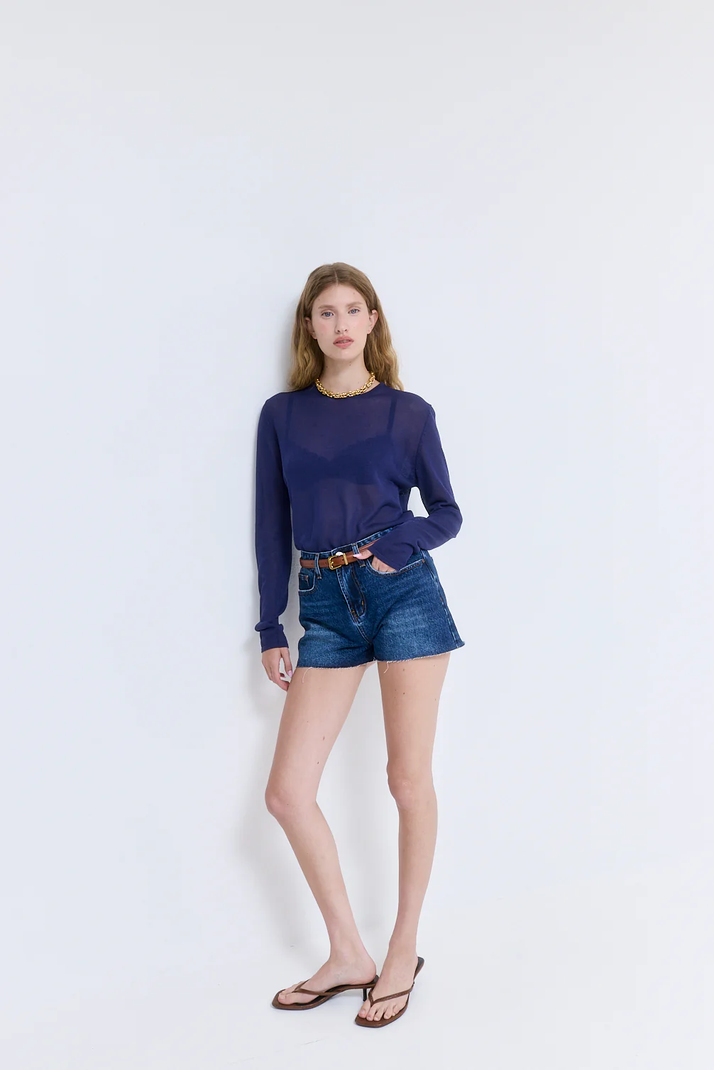 Sheer Loose Tee - Image 3