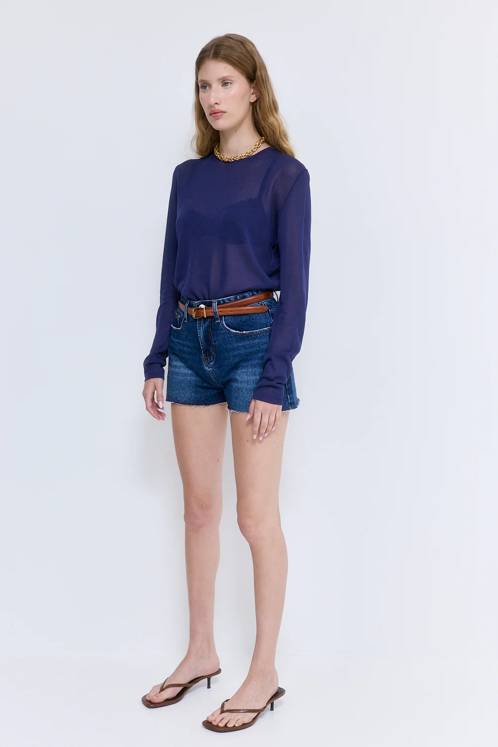 Sheer Loose Tee - Image 4