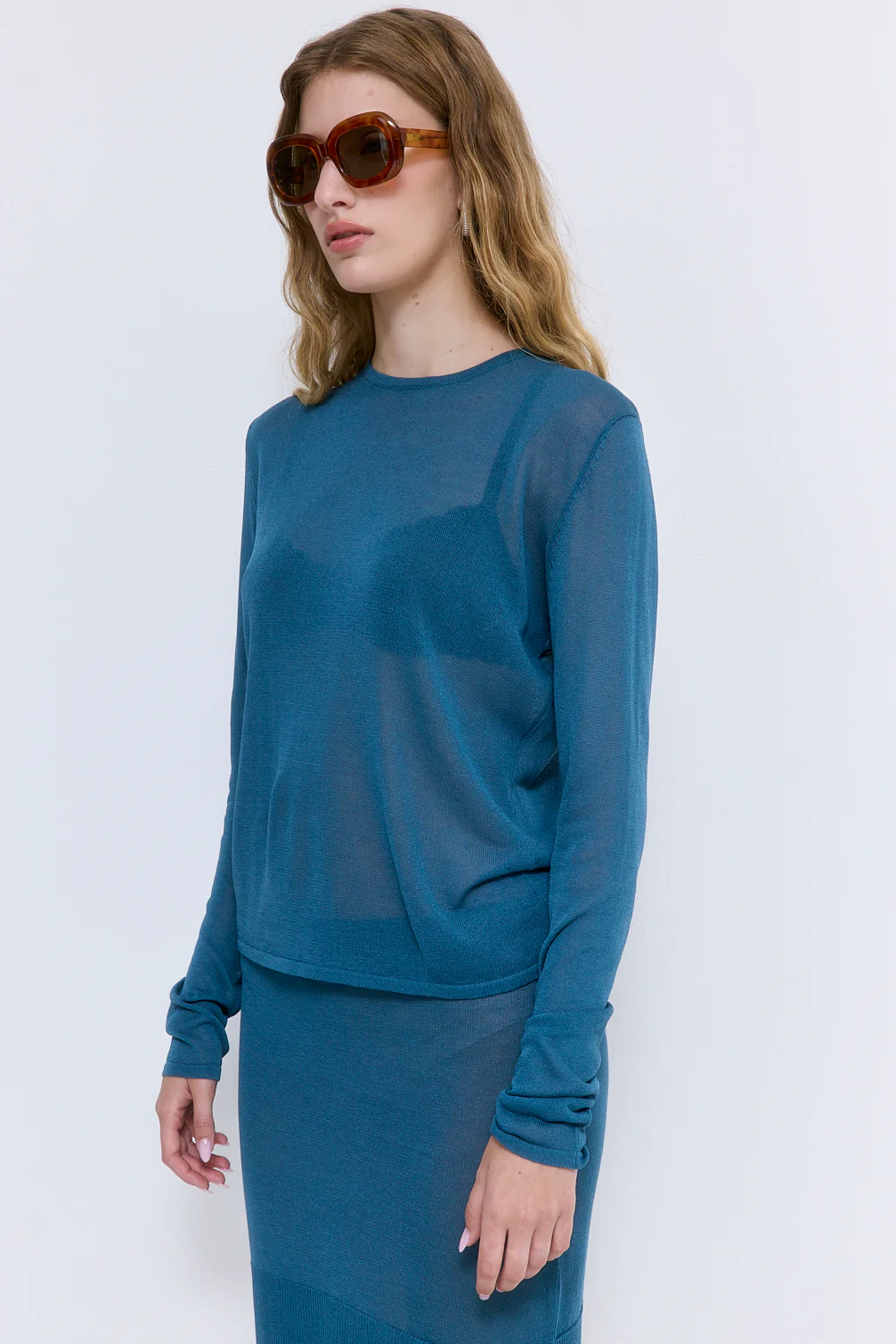Sheer Loose Tee - Image 3