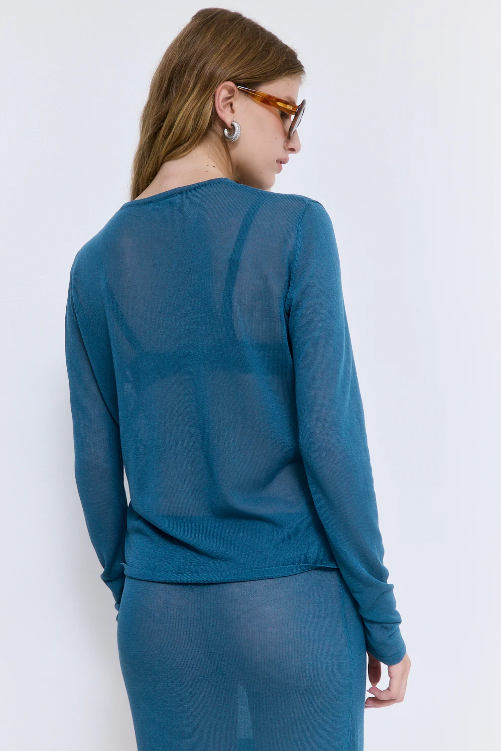 Sheer Loose Tee - Image 4