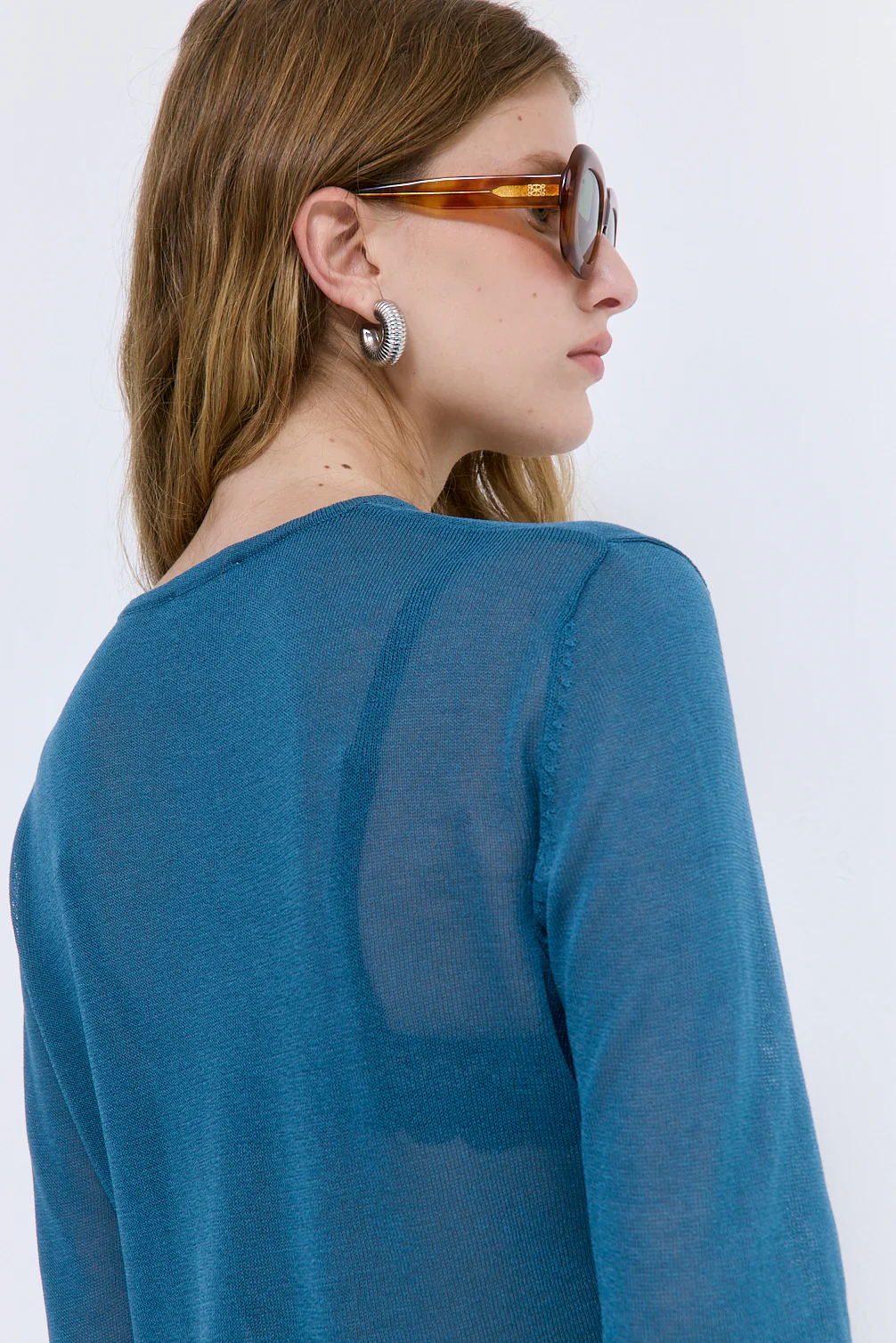 Sheer Loose Tee - Image 5