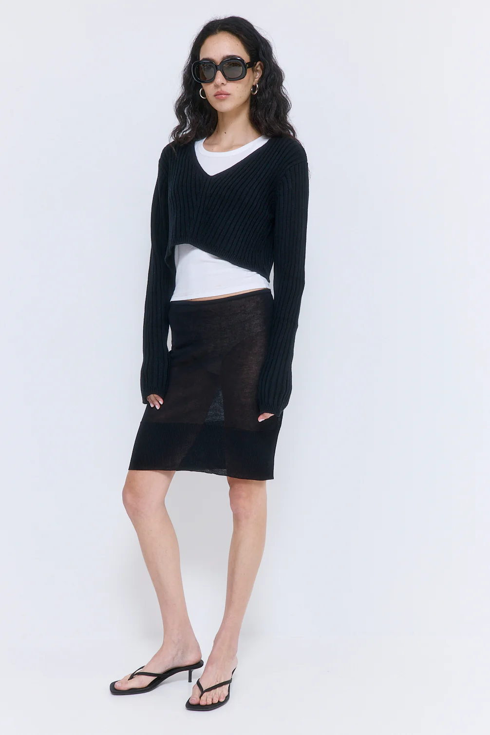 Sheer Midi Skirt - Image 4