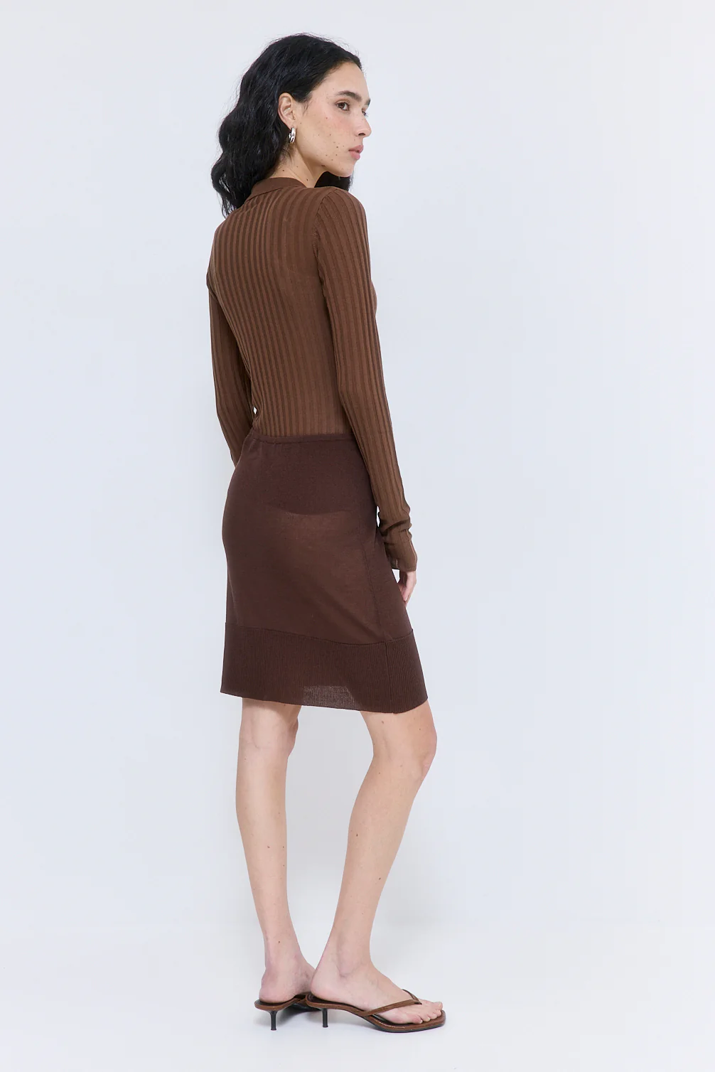 Sheer Midi Skirt - Image 5