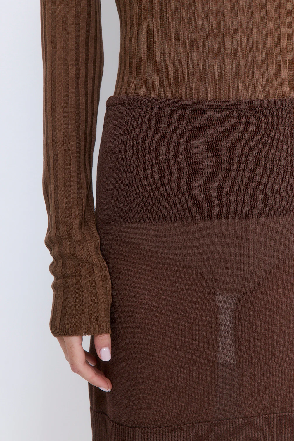 Sheer Midi Skirt - Image 6