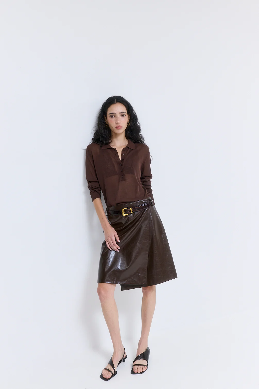 Sheer Polo Tee - Image 3