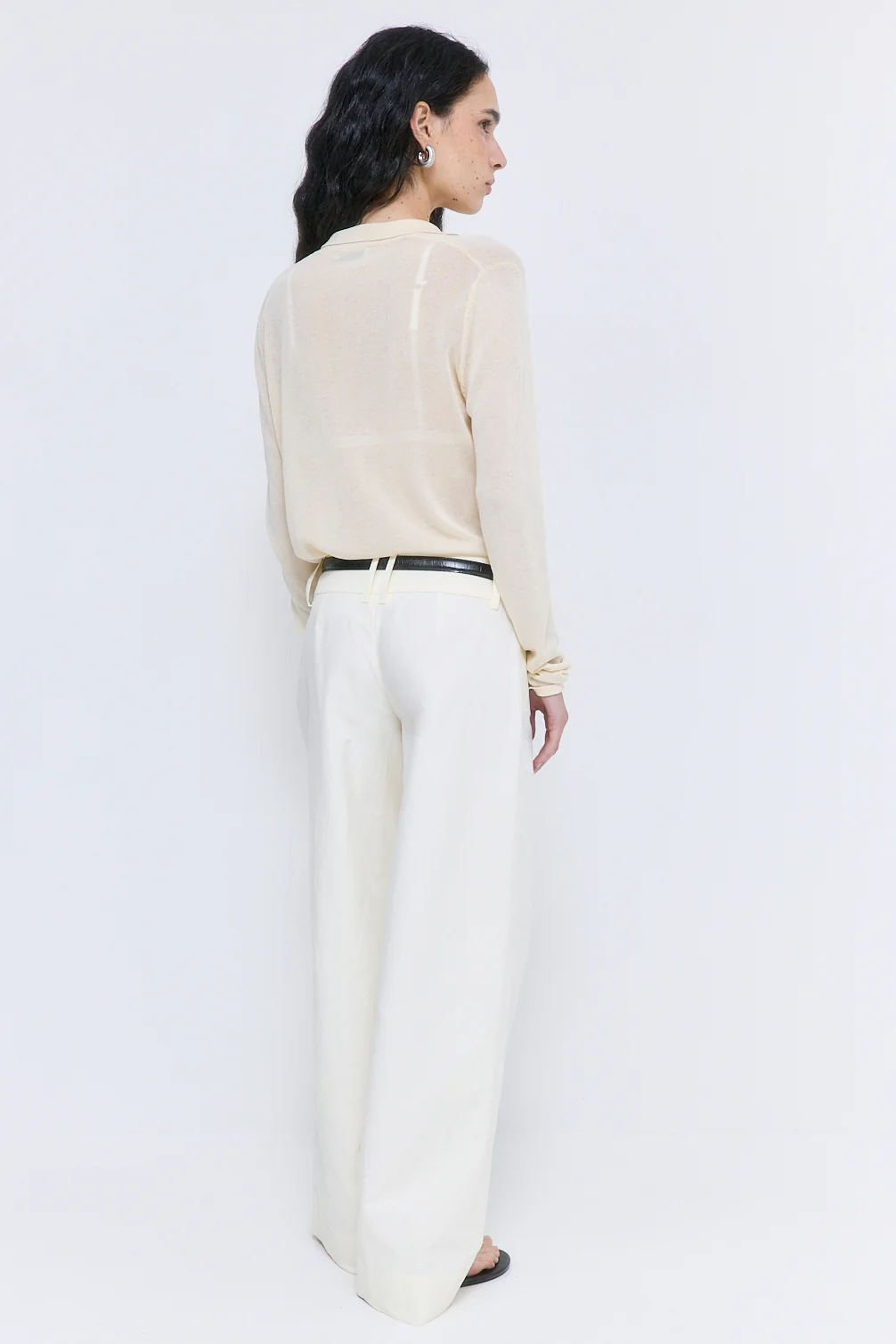 Sheer Polo Tee - Image 5