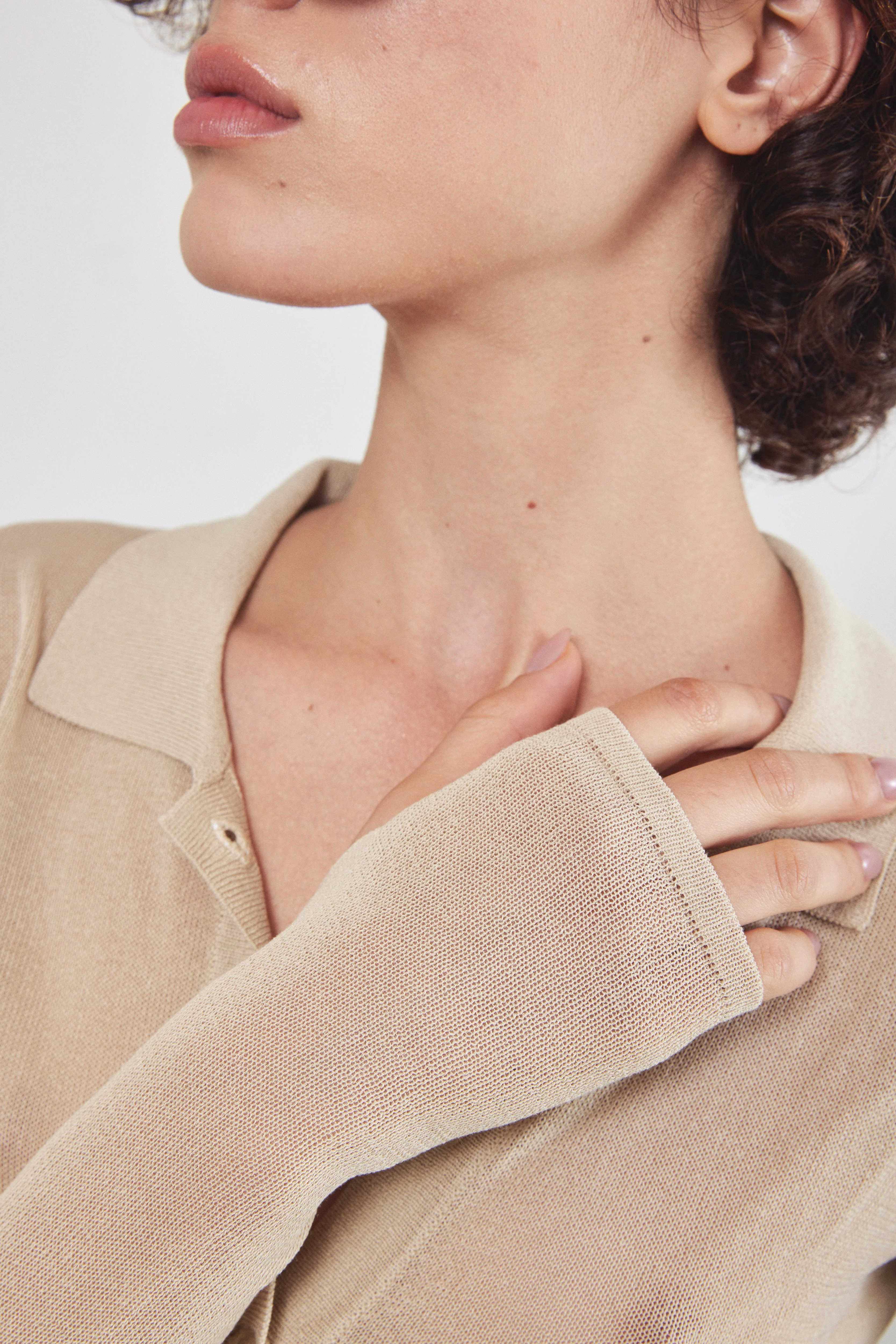 Sheer Polo Top - Image 3