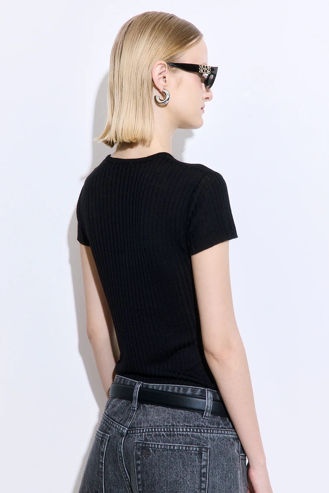 Sheer Ribbed Top - Image 5