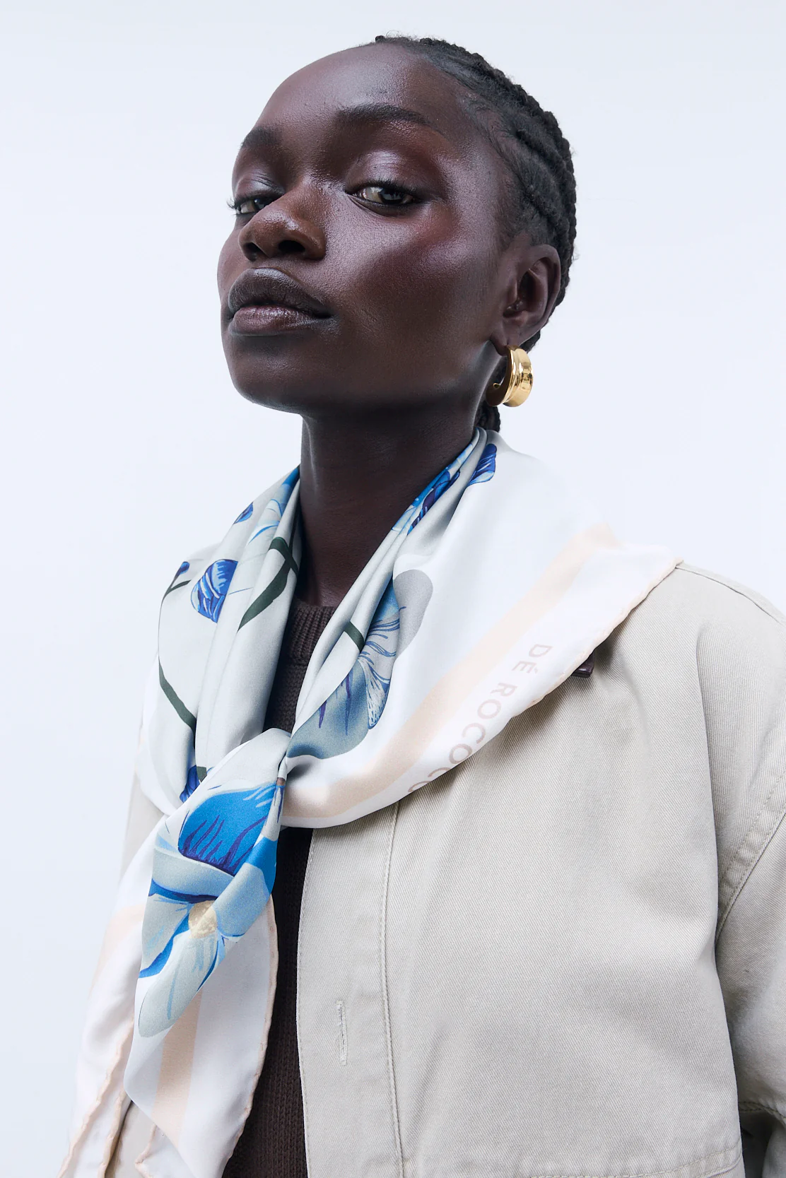 Signature Flower Scarf - Image 5
