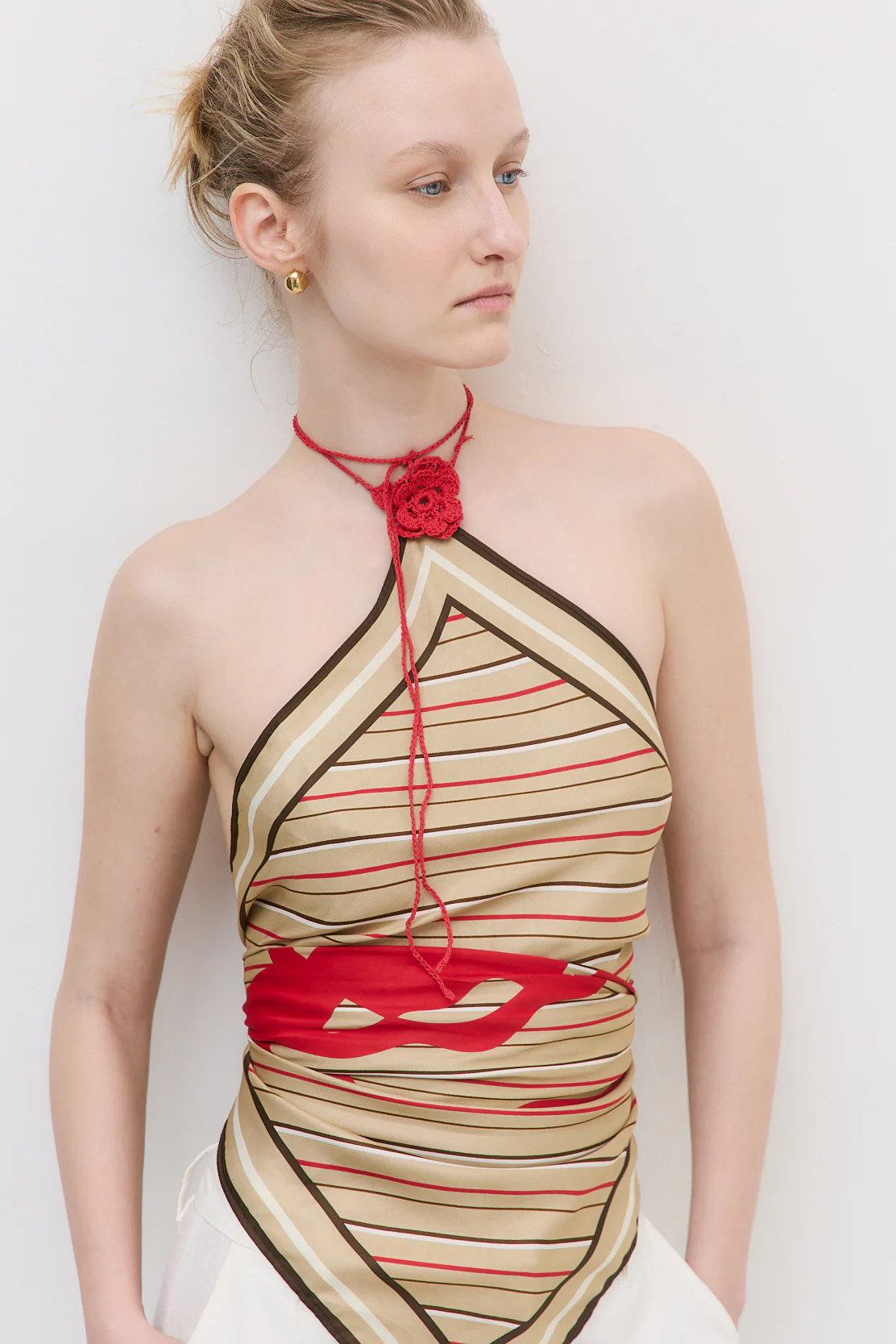 Signature Flower Scarf - Image 2
