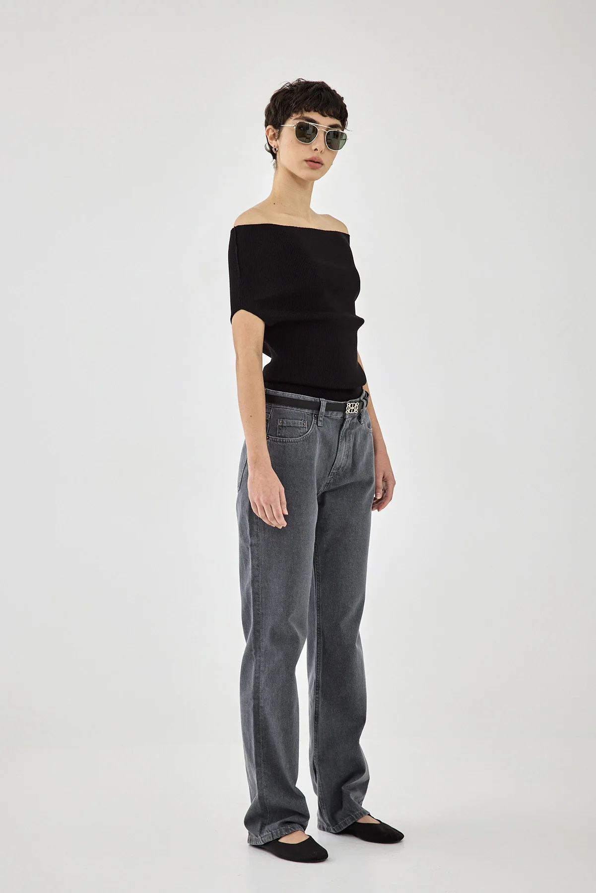 Sleeveless Tight Ribbed Folded Top - Image 4