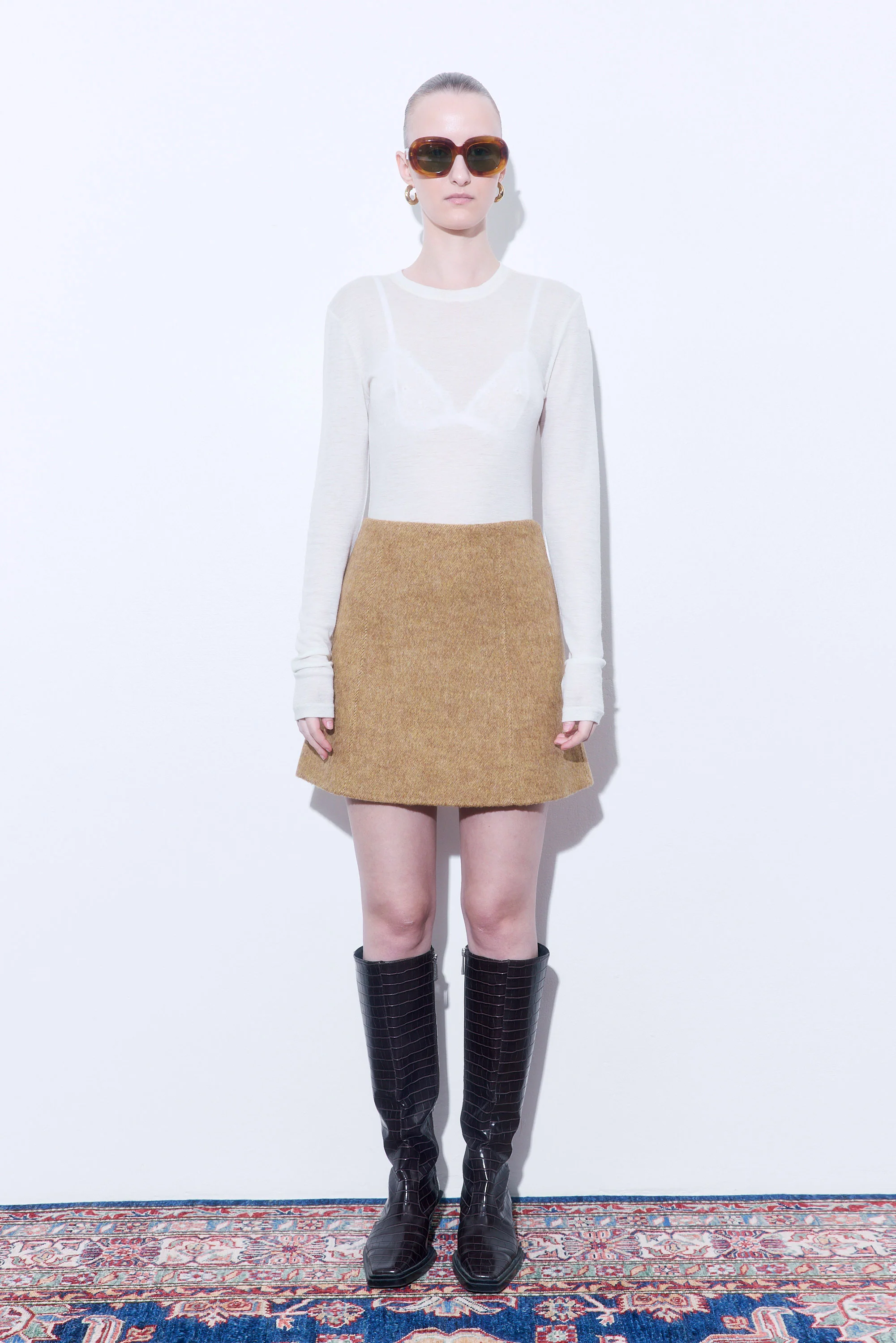 Fitted Thin Wool Long Sleeve - Image 2