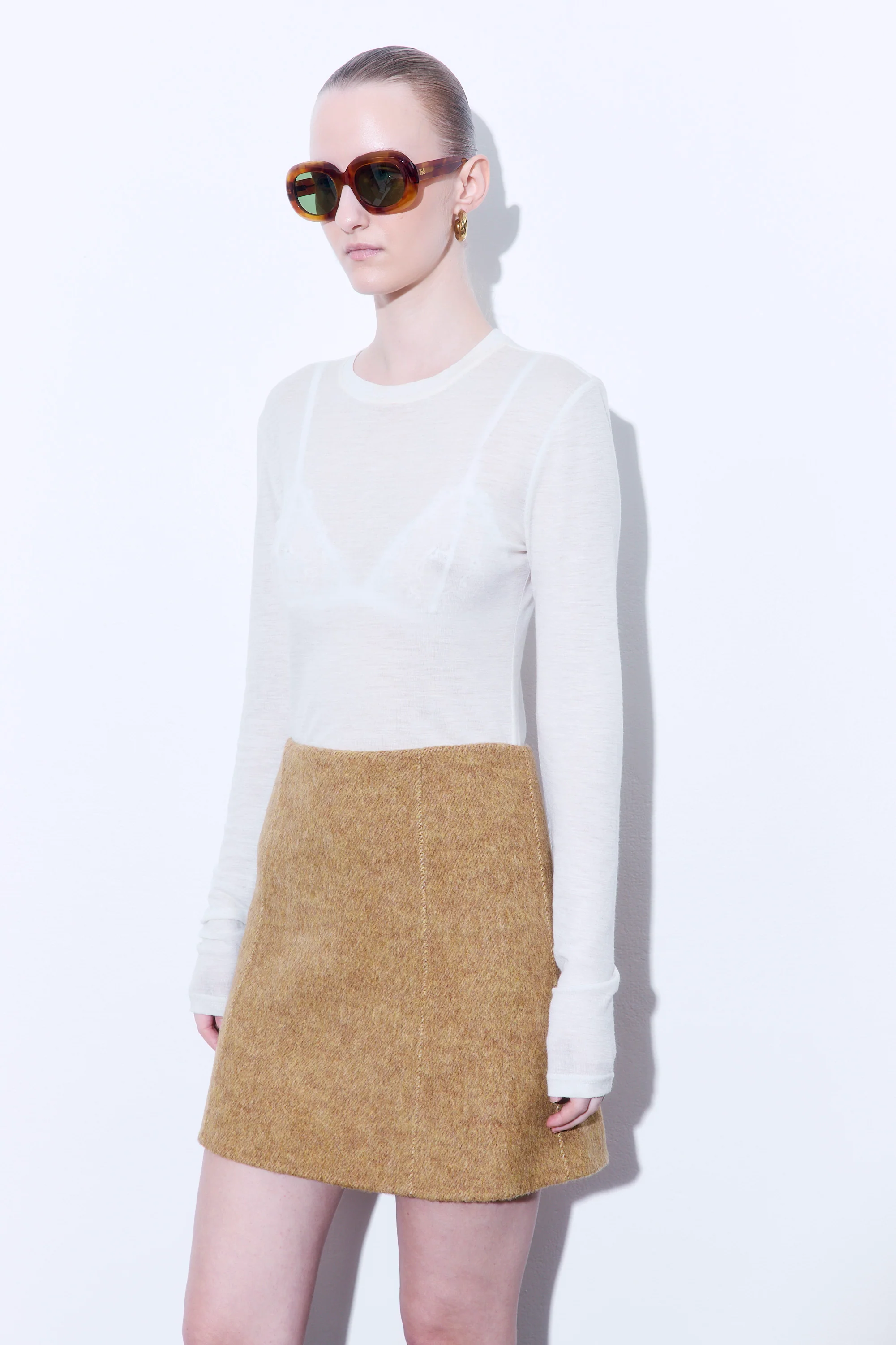 Fitted Thin Wool Long Sleeve - Image 4