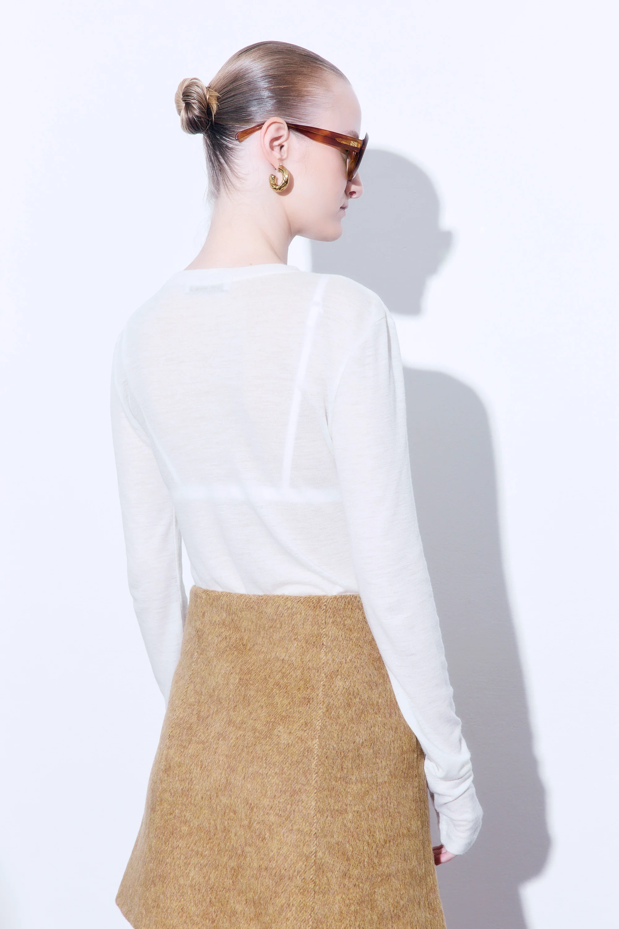 Fitted Thin Wool Long Sleeve - Image 5