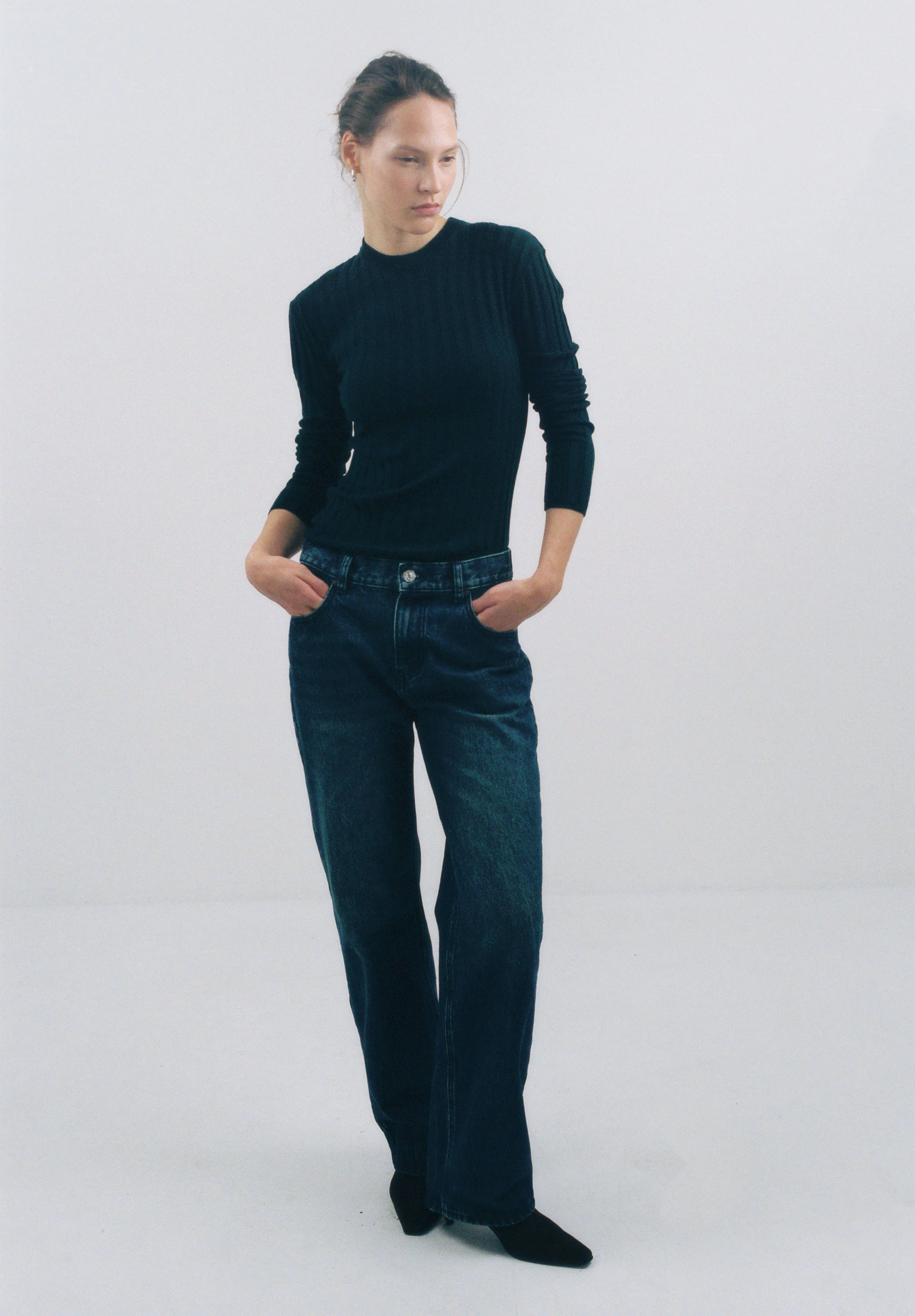 Soft Ribbed Crew Neck - Image 2