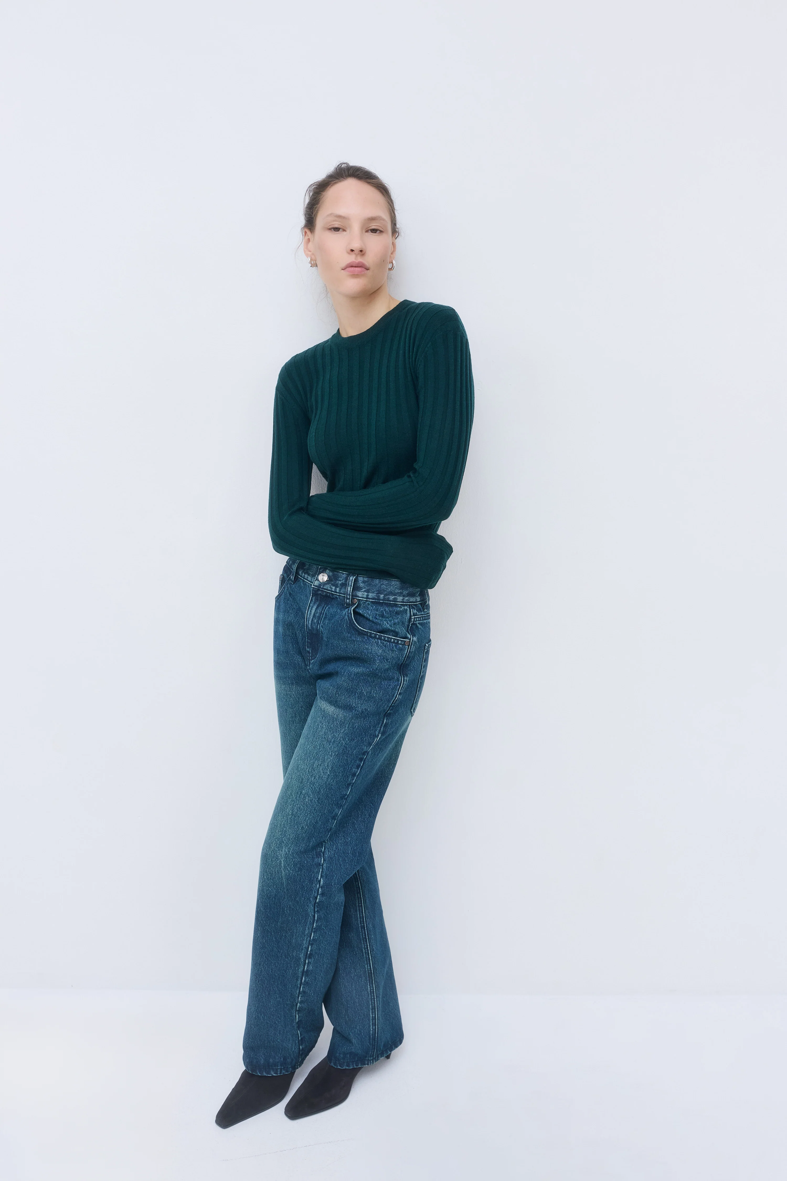 Soft Ribbed Crew Neck - Image 3