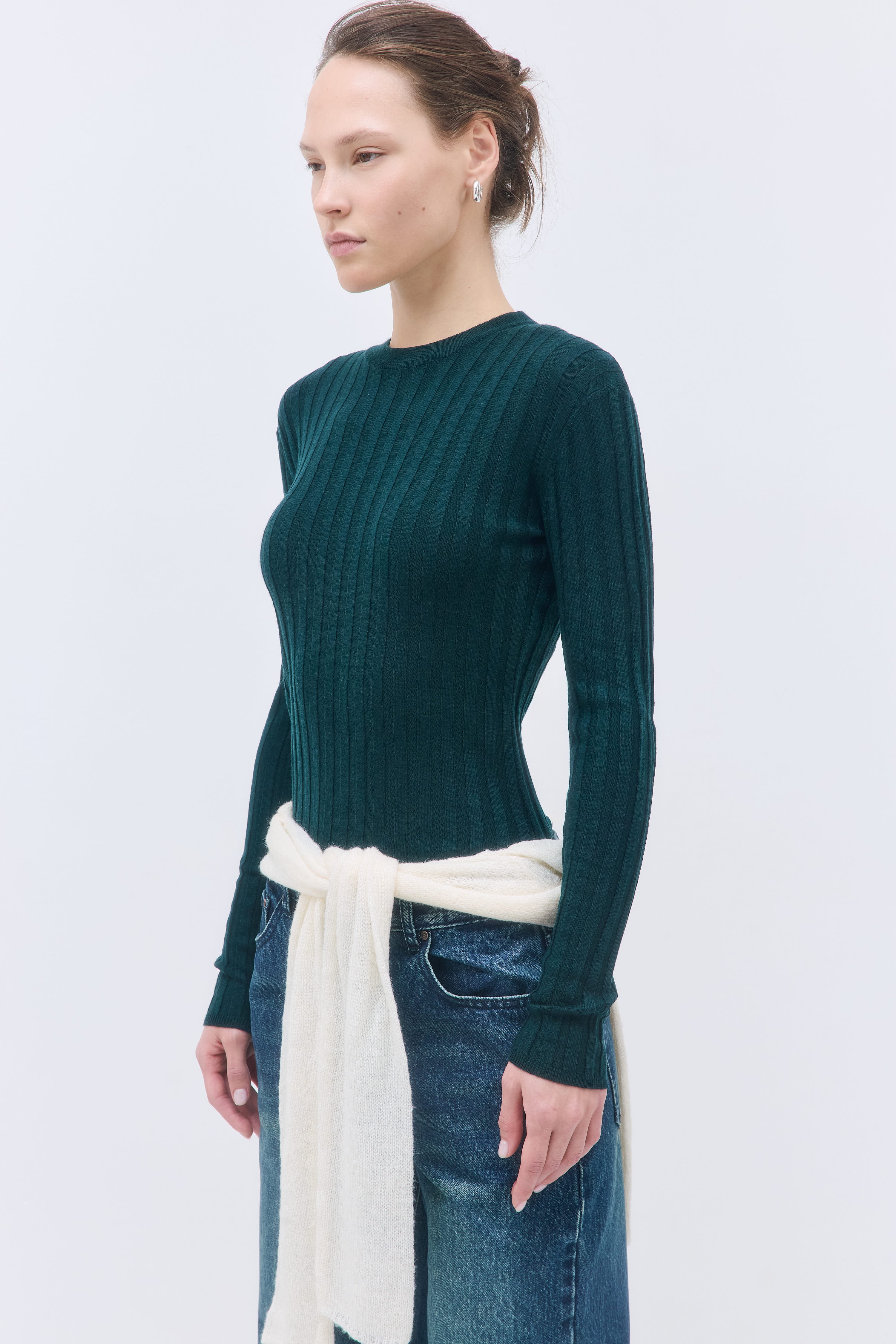 Soft Ribbed Crew Neck - Image 4