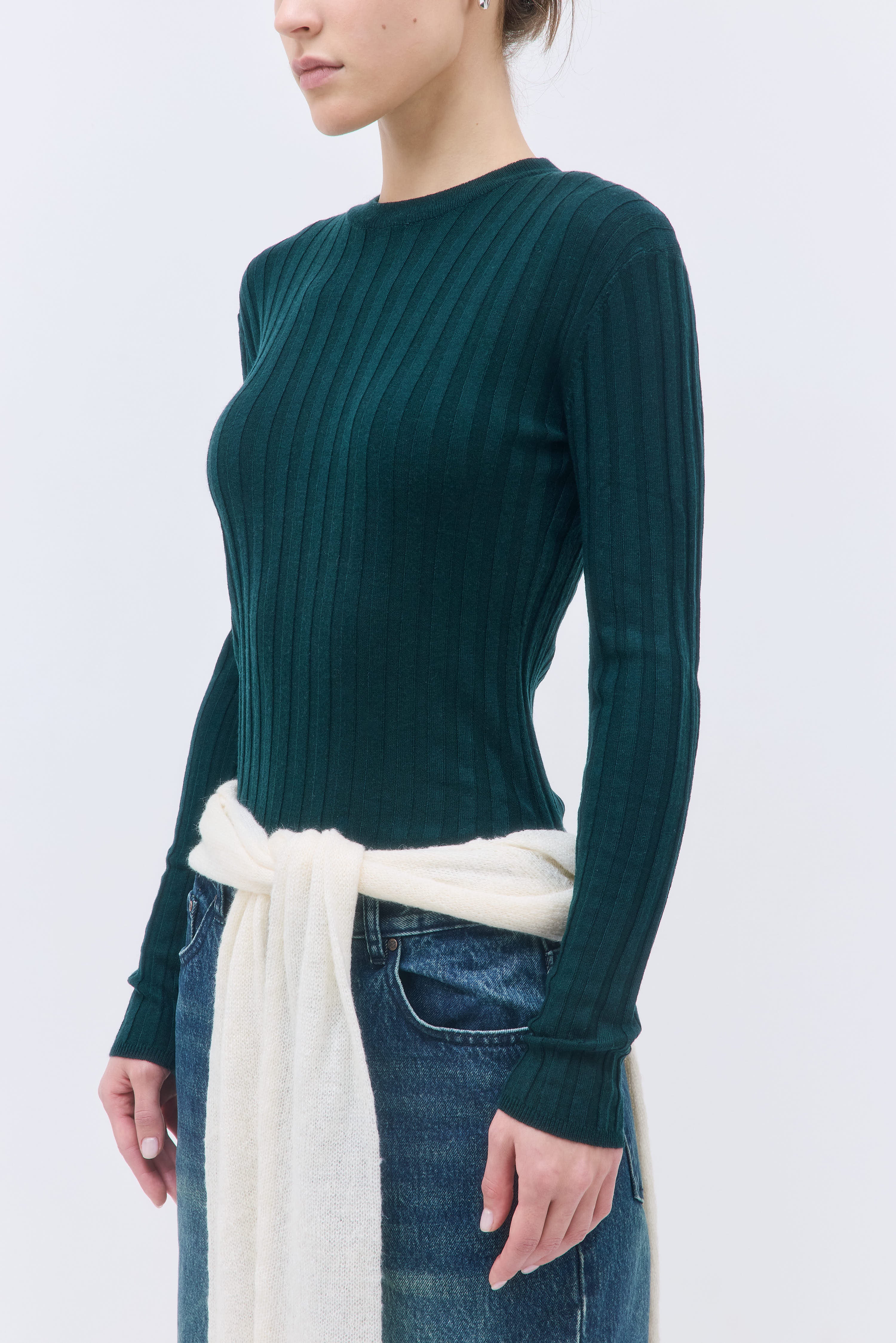 Soft Ribbed Crew Neck - Image 6